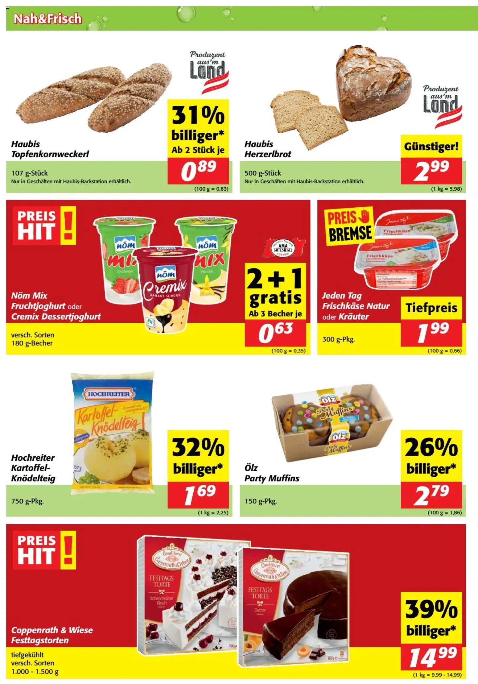 Nah und Frisch Flugblatt