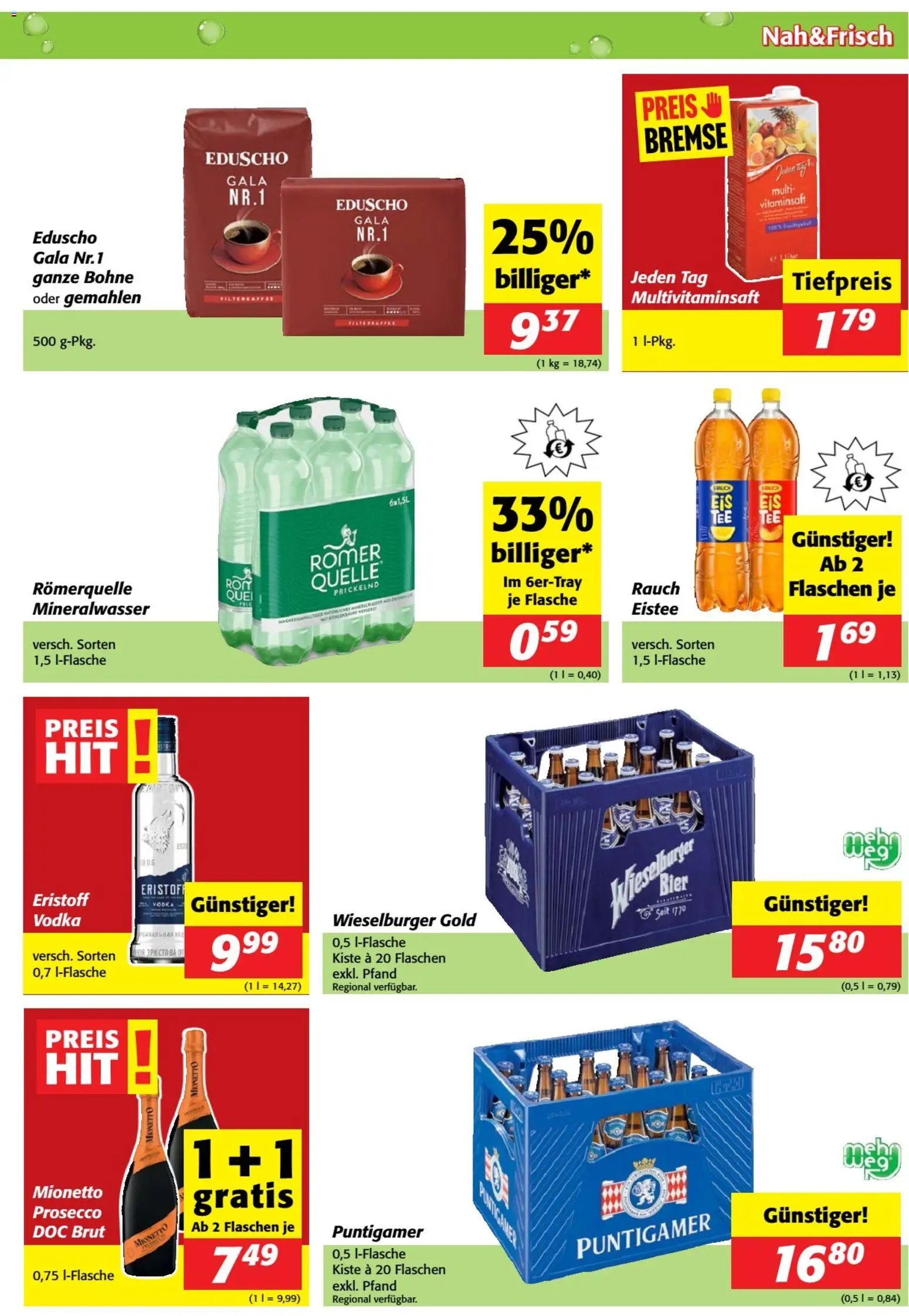 Nah und Frisch Flugblatt