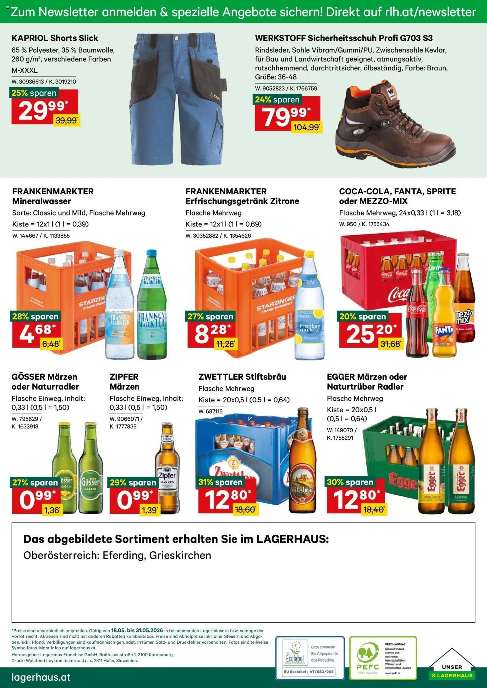 Lagerhaus Wochen Angebote