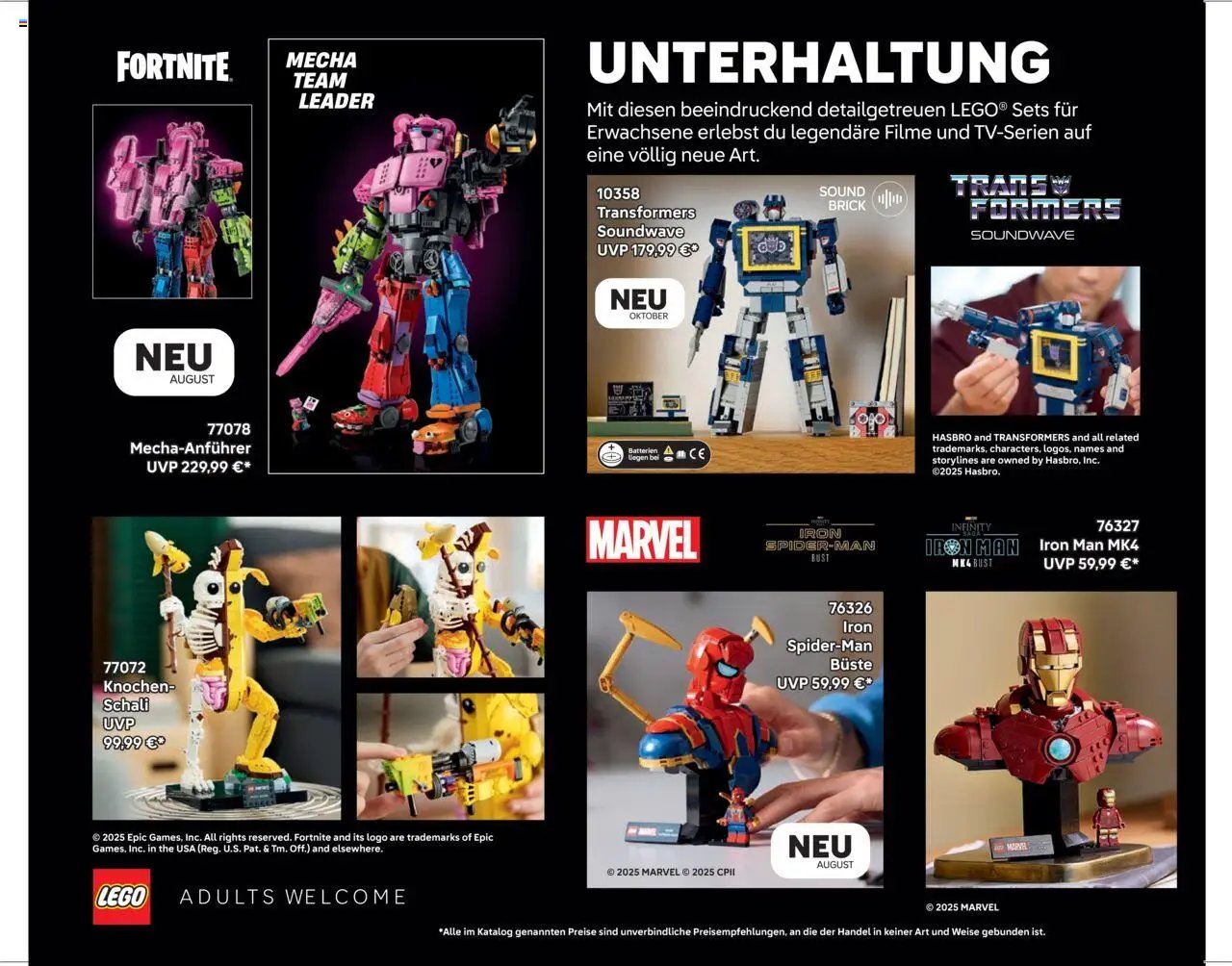 Lego Katalog September - Dezember 2025