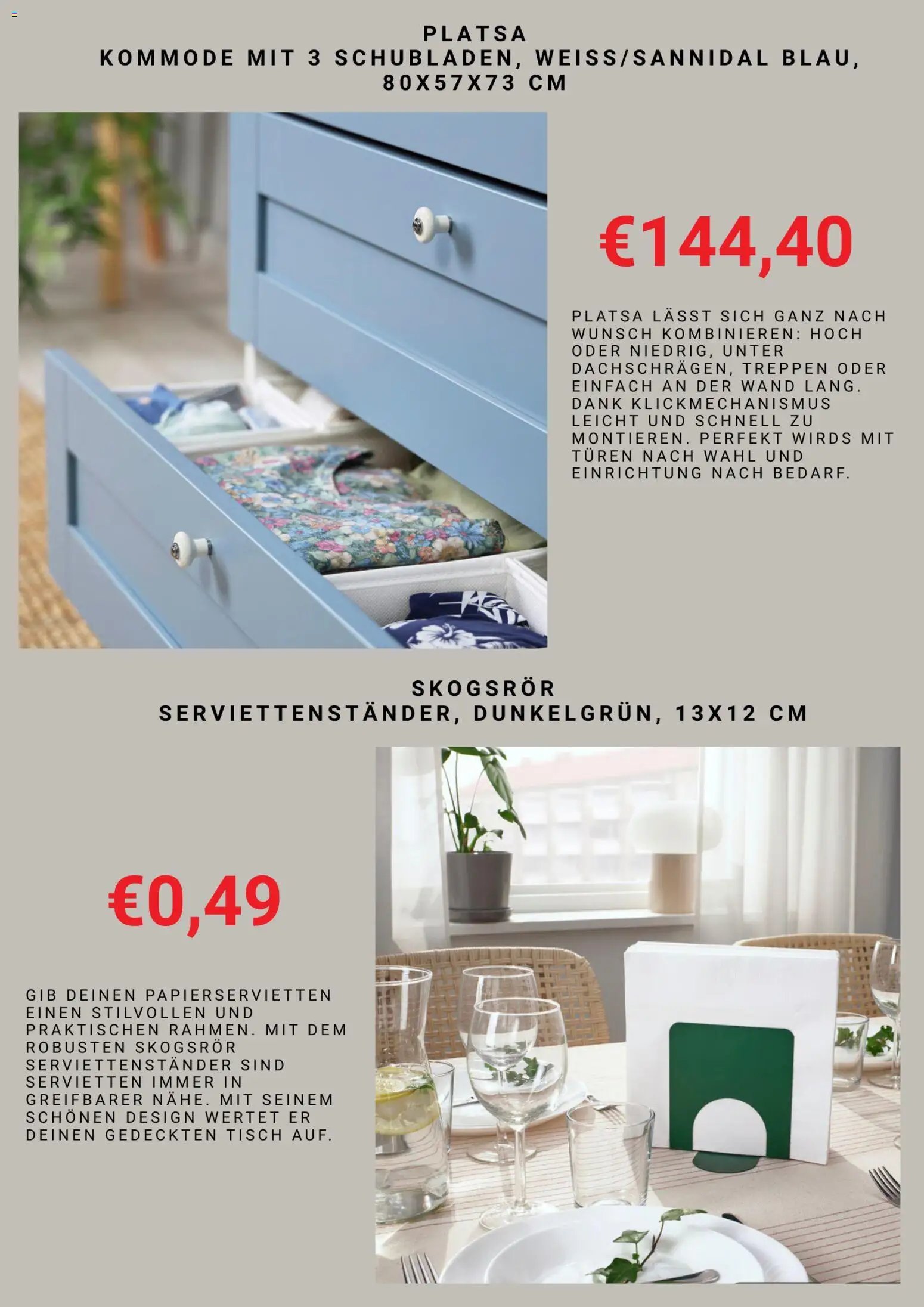 IKEA Flugblatt