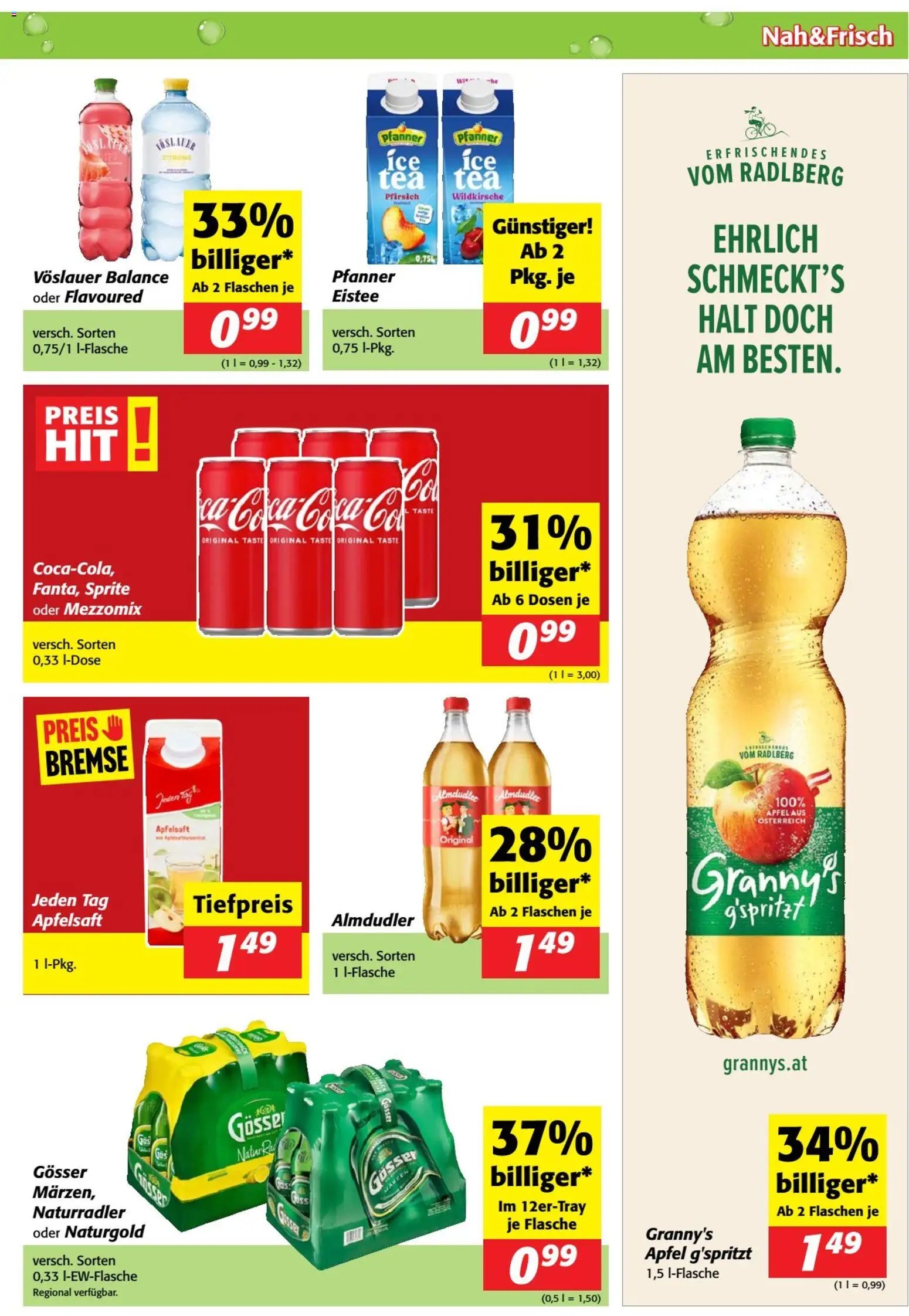 Nah und Frisch Flugblatt