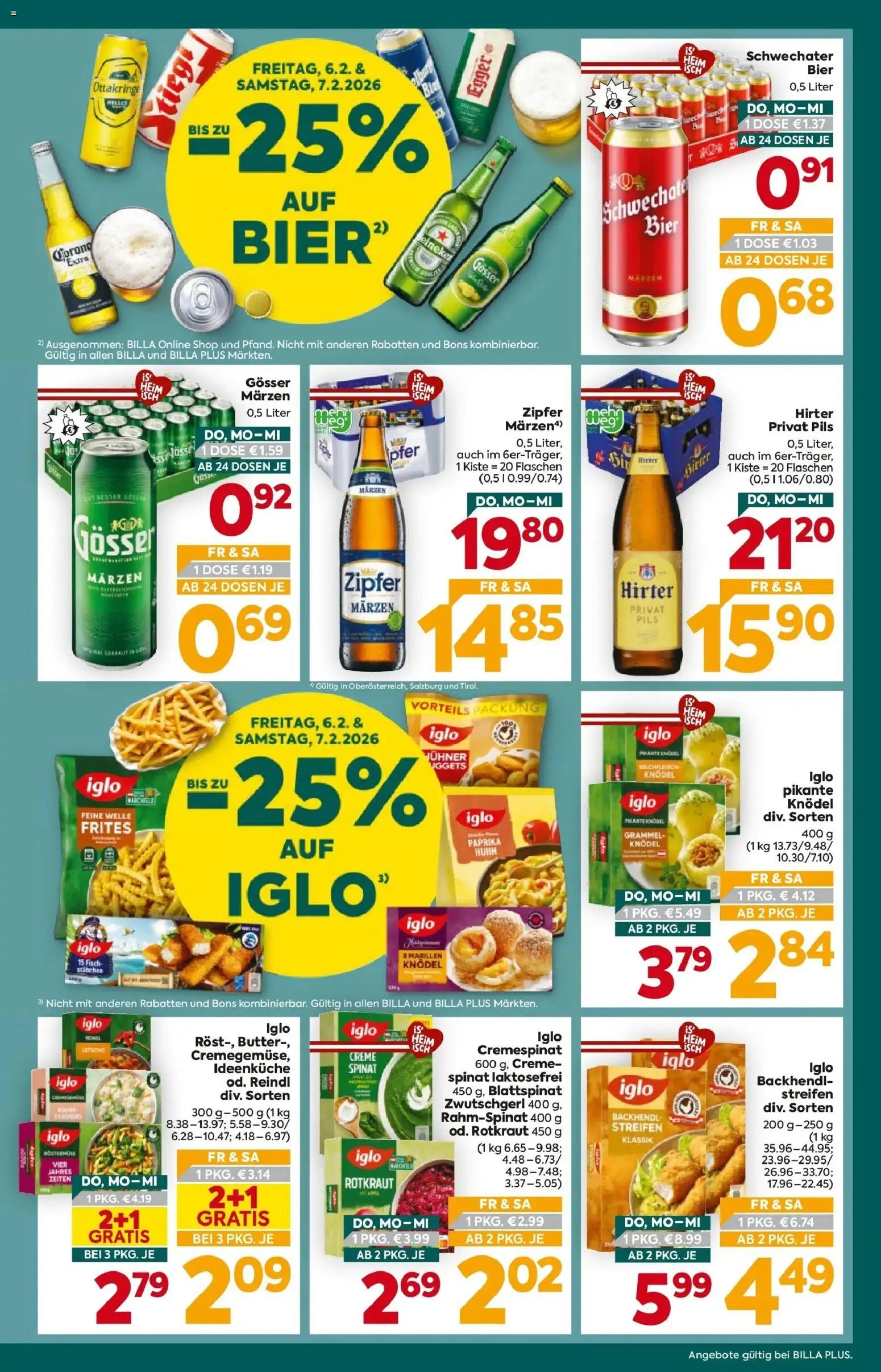 Billa Plus Flugblatt - Salzburg