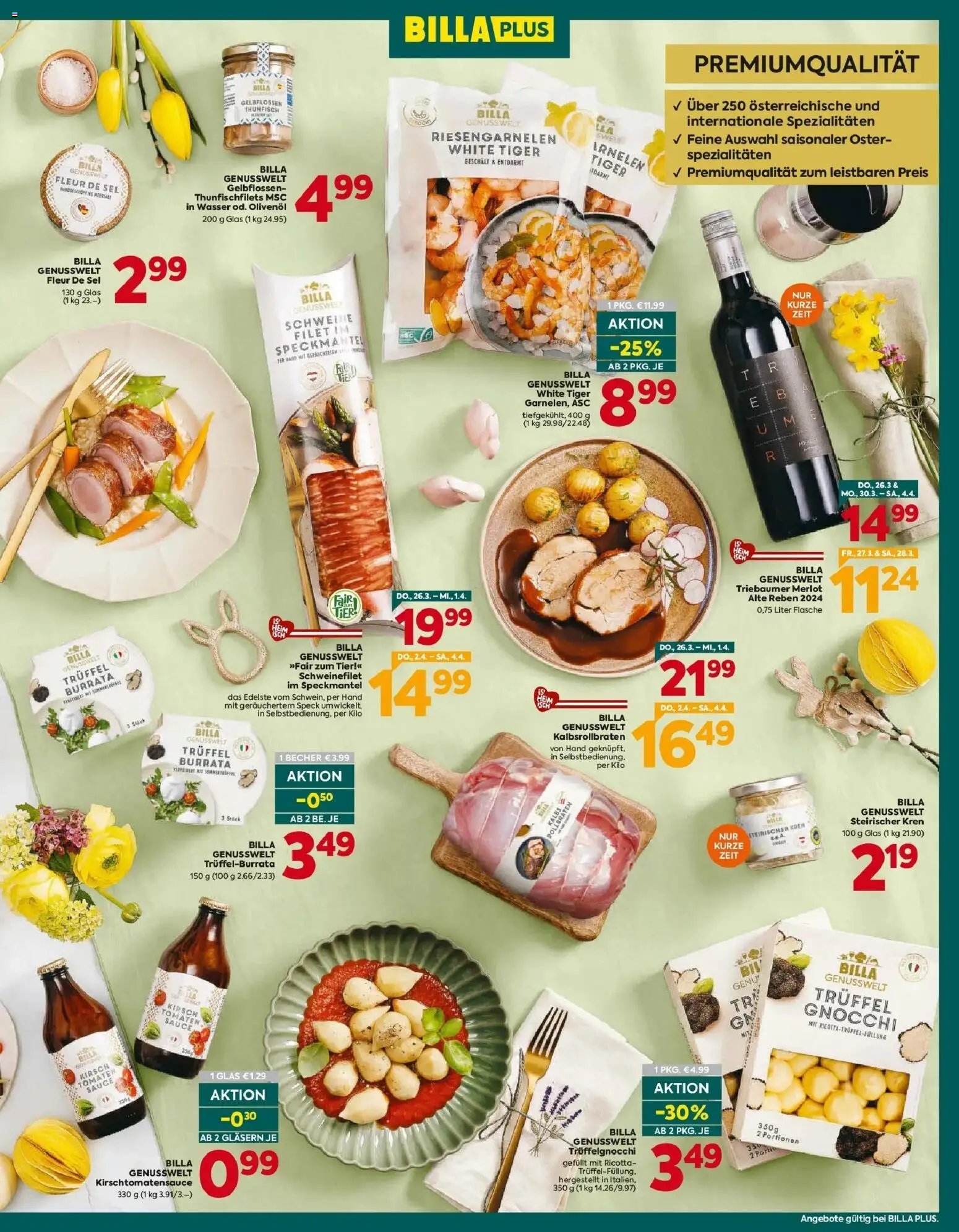 Billa Plus Flugblatt - Burgenland