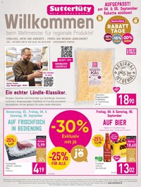 Sutterlüty Flugblatt