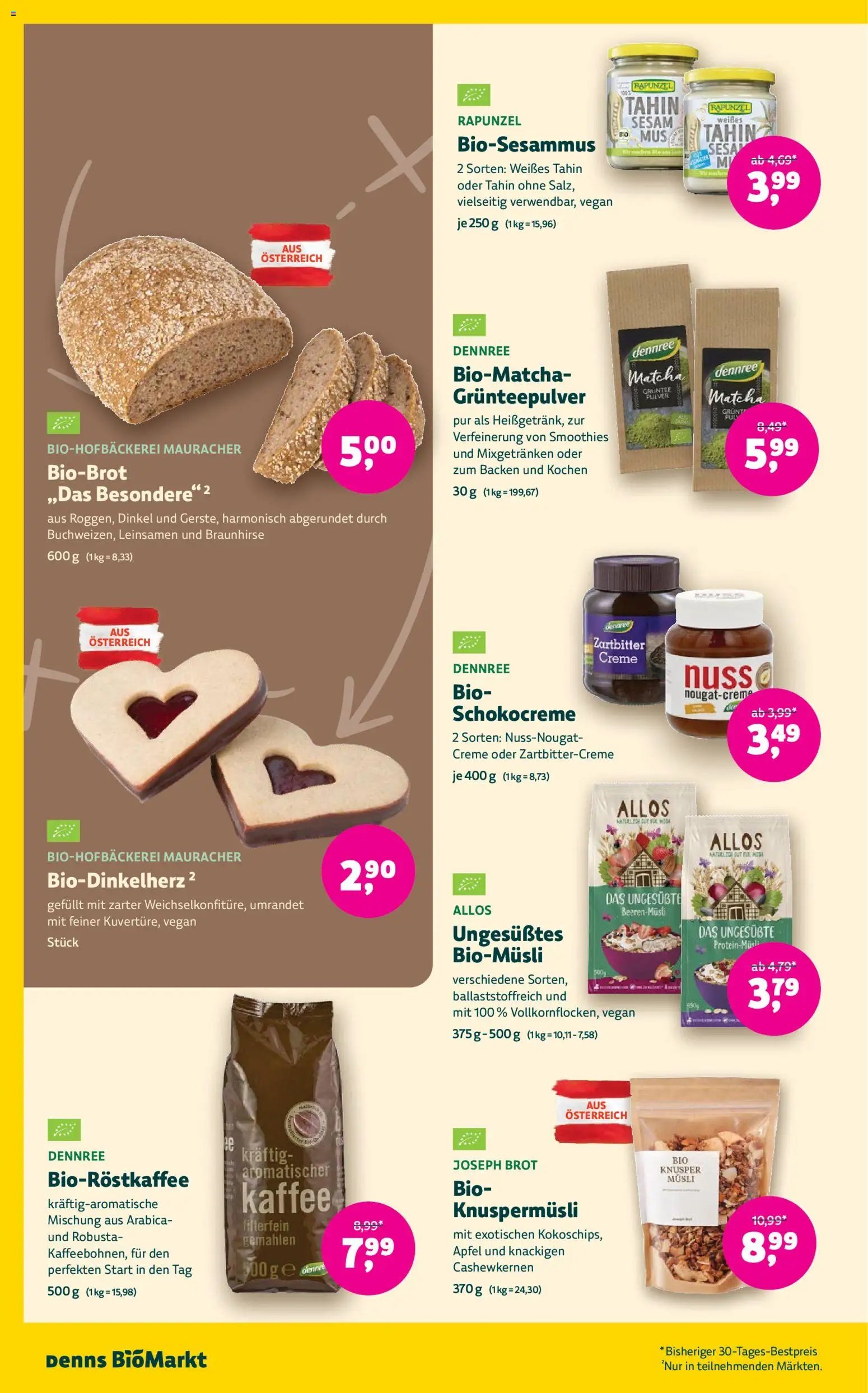 Denns BioMarkt Flugblatt