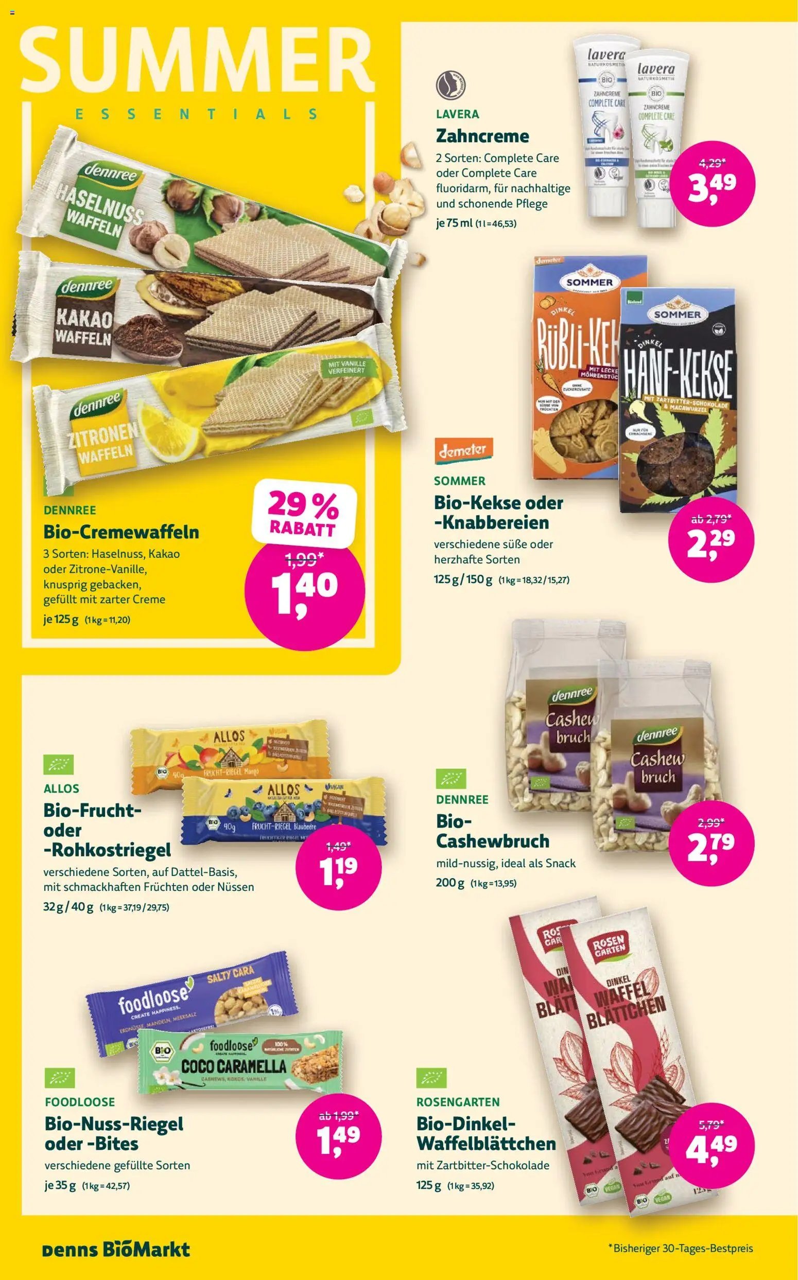 Denns BioMarkt Flugblatt