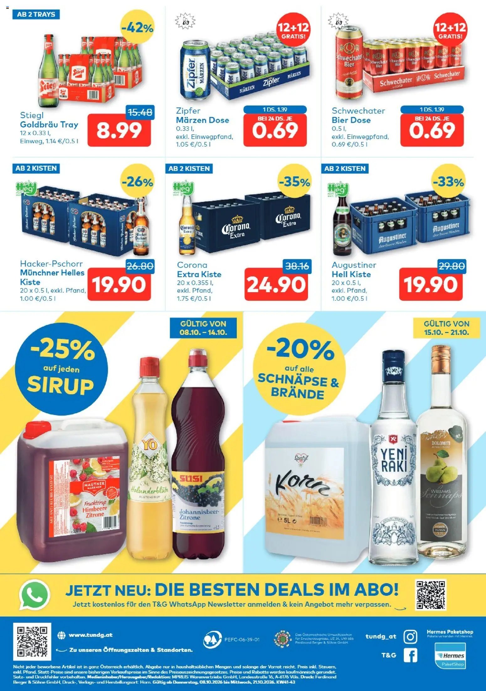 T&G Flugblatt
