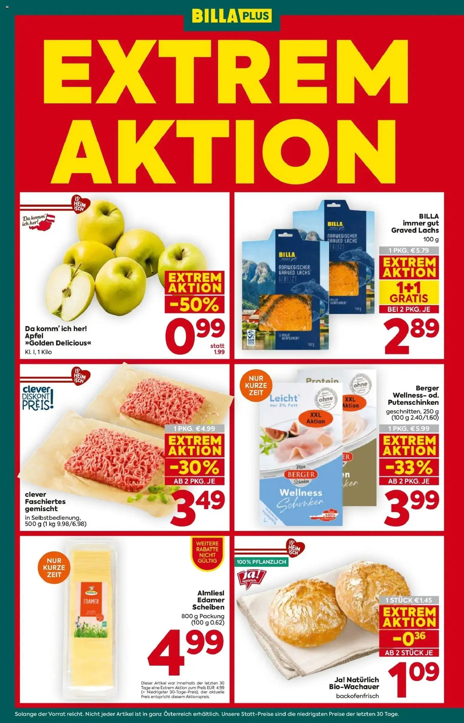 Billa Plus Flugblatt - Kärnten