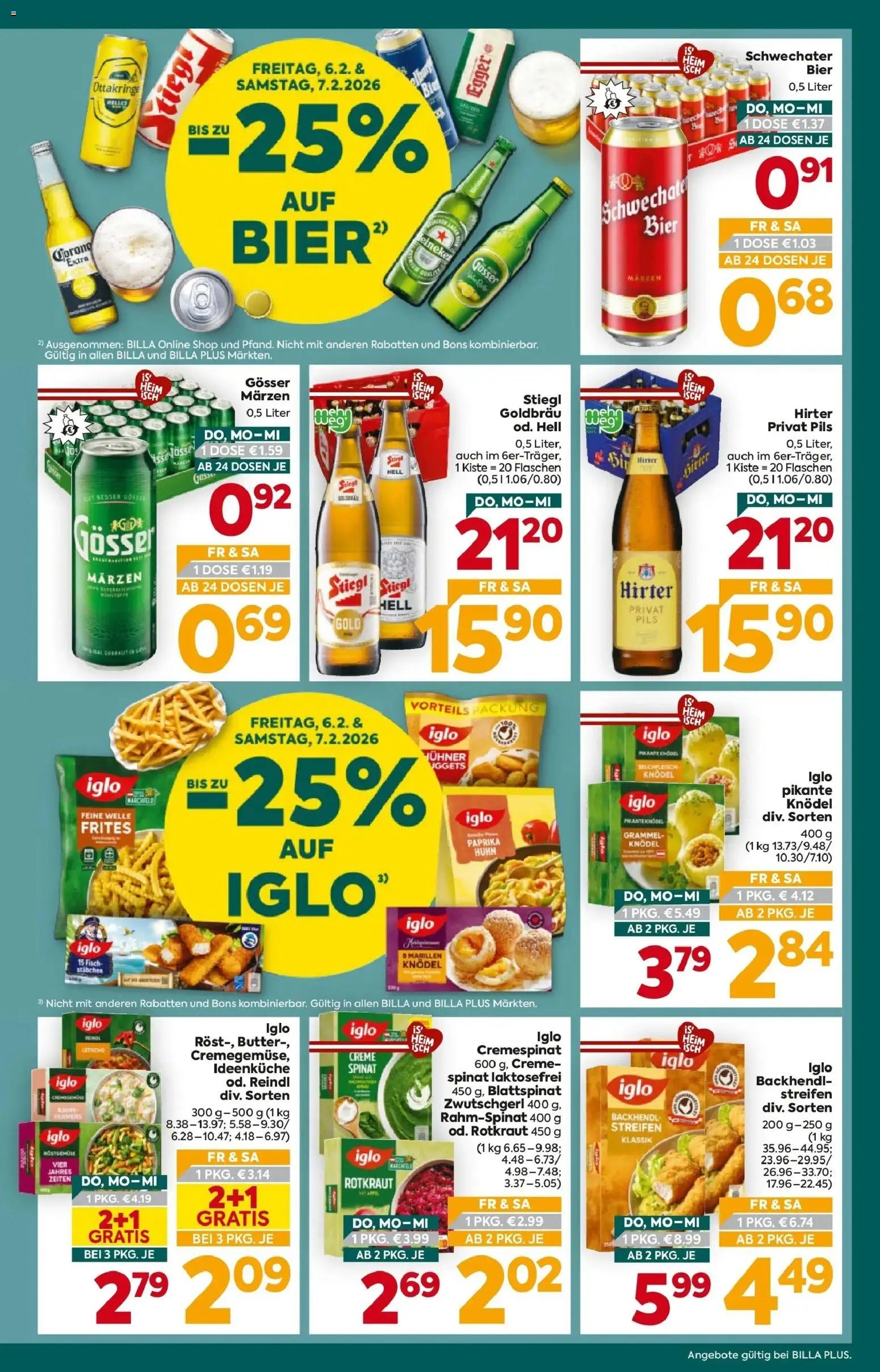 Billa Plus Flugblatt - Südburgenland