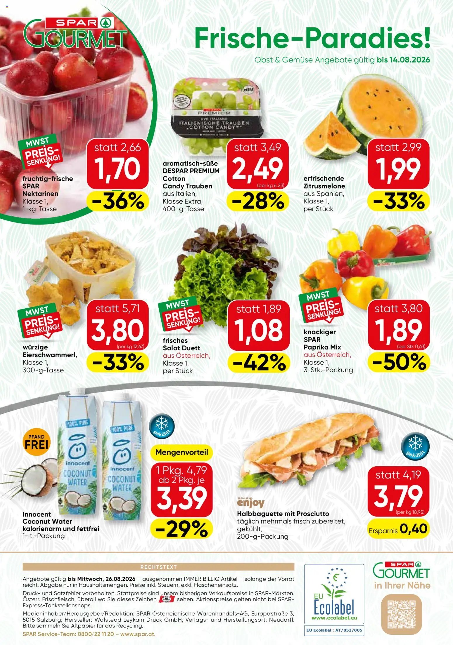 SPAR Gourmet Flugblatt