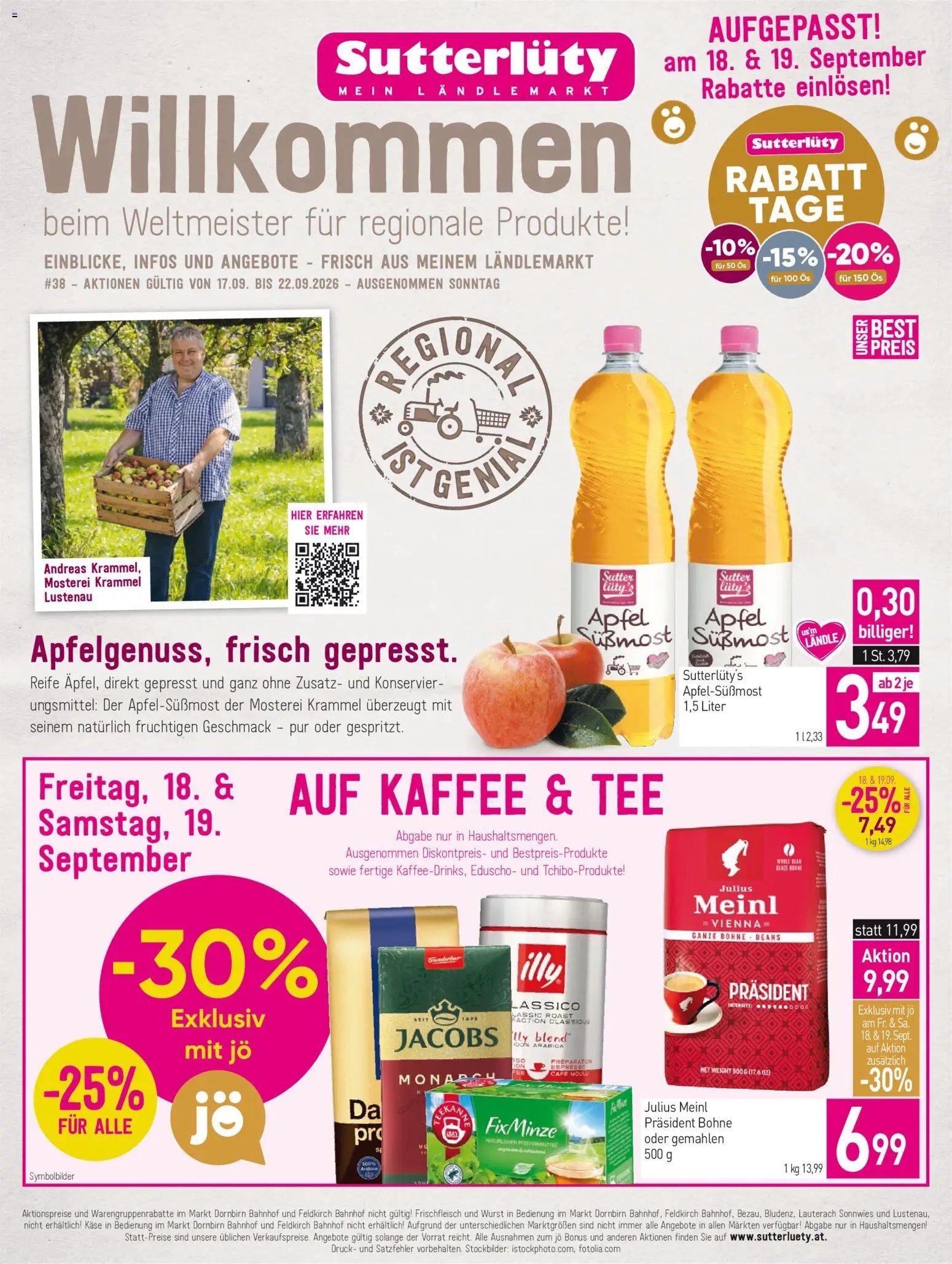 Sutterlüty Flugblatt