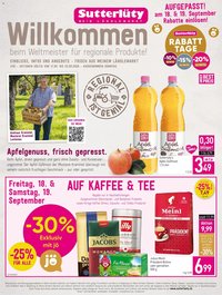 Sutterlüty Flugblatt