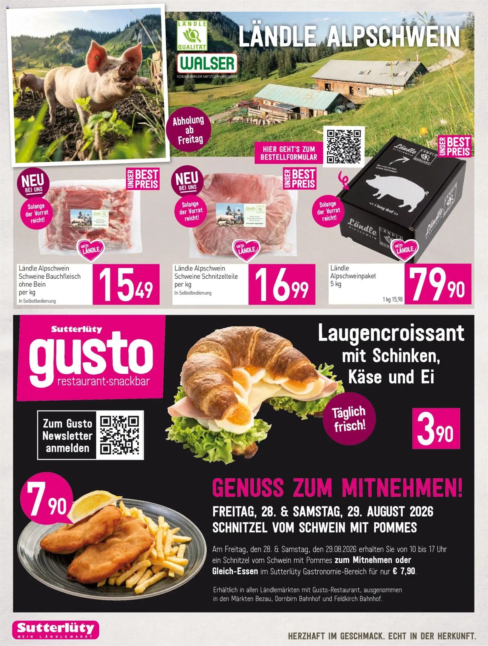 Sutterlüty Flugblatt