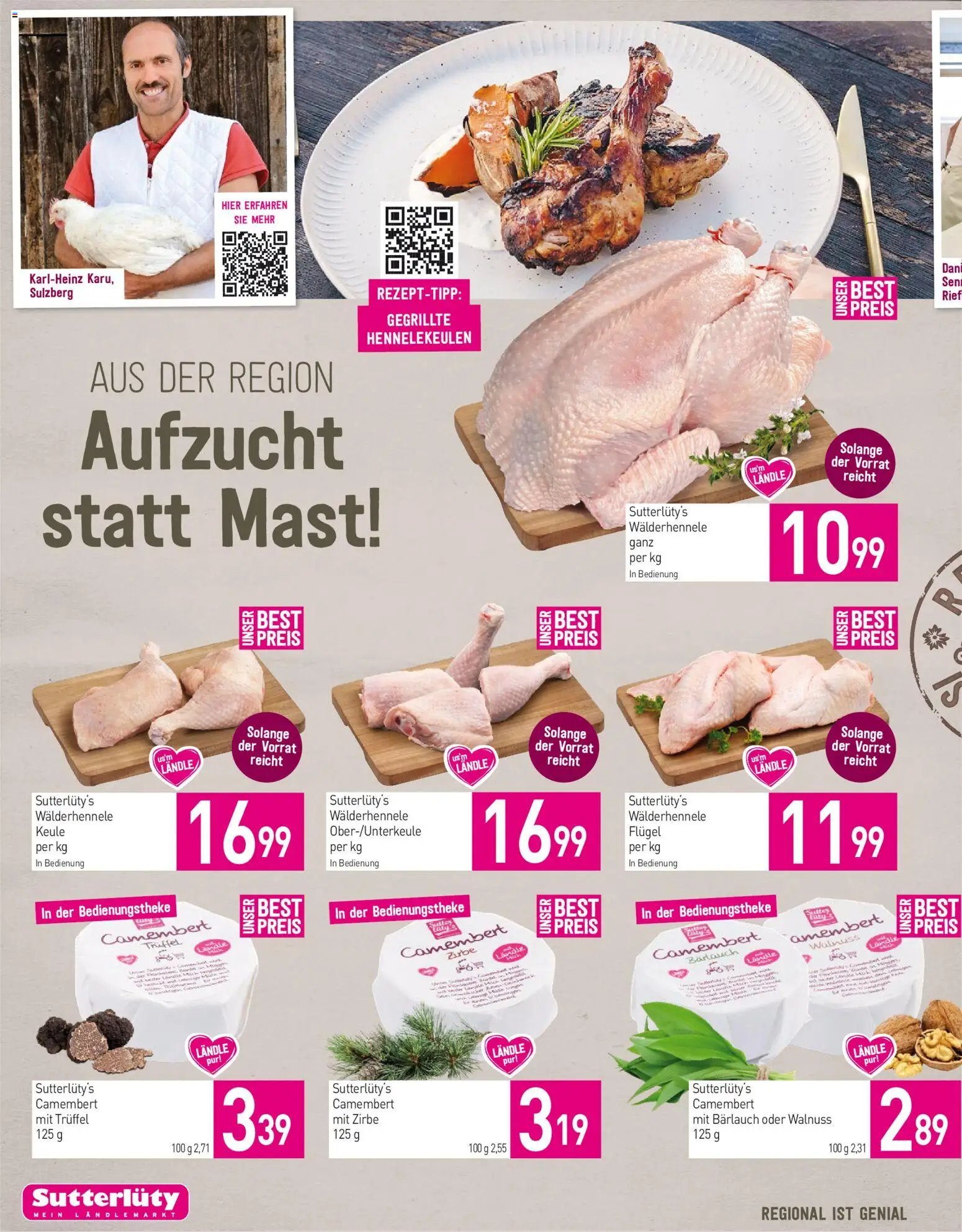 Sutterlüty Flugblatt