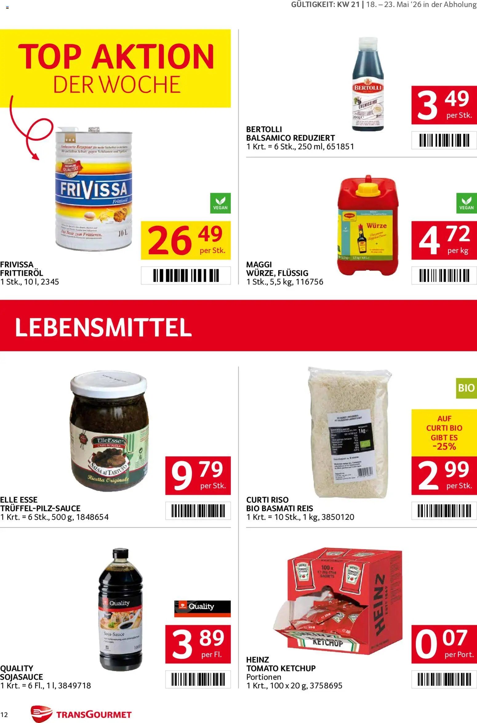 Transgourmet Flugblatt