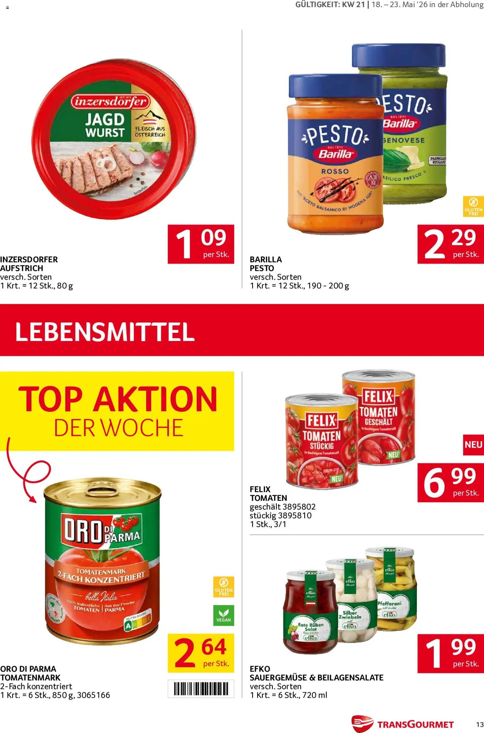 Transgourmet Flugblatt