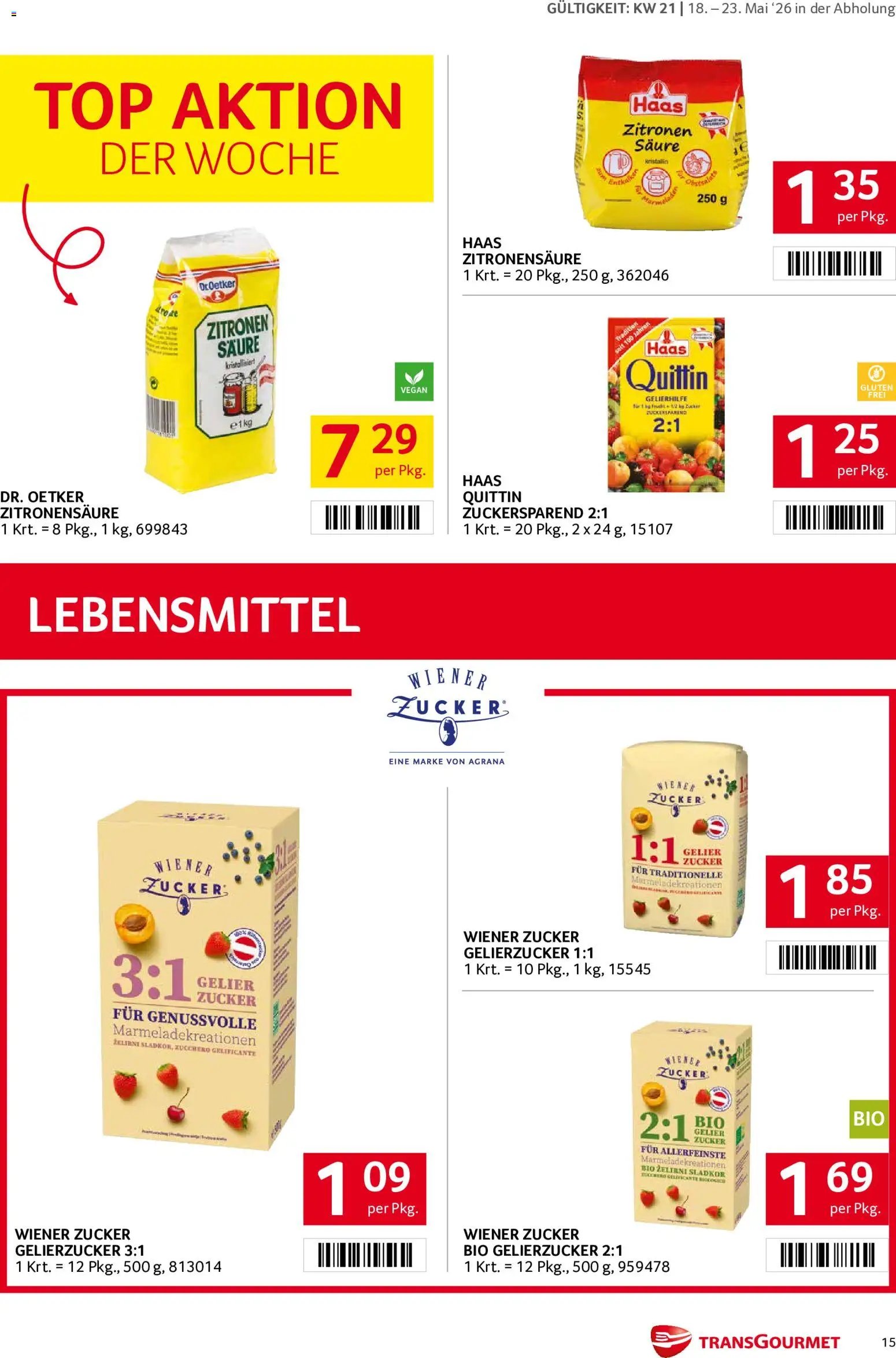 Transgourmet Flugblatt