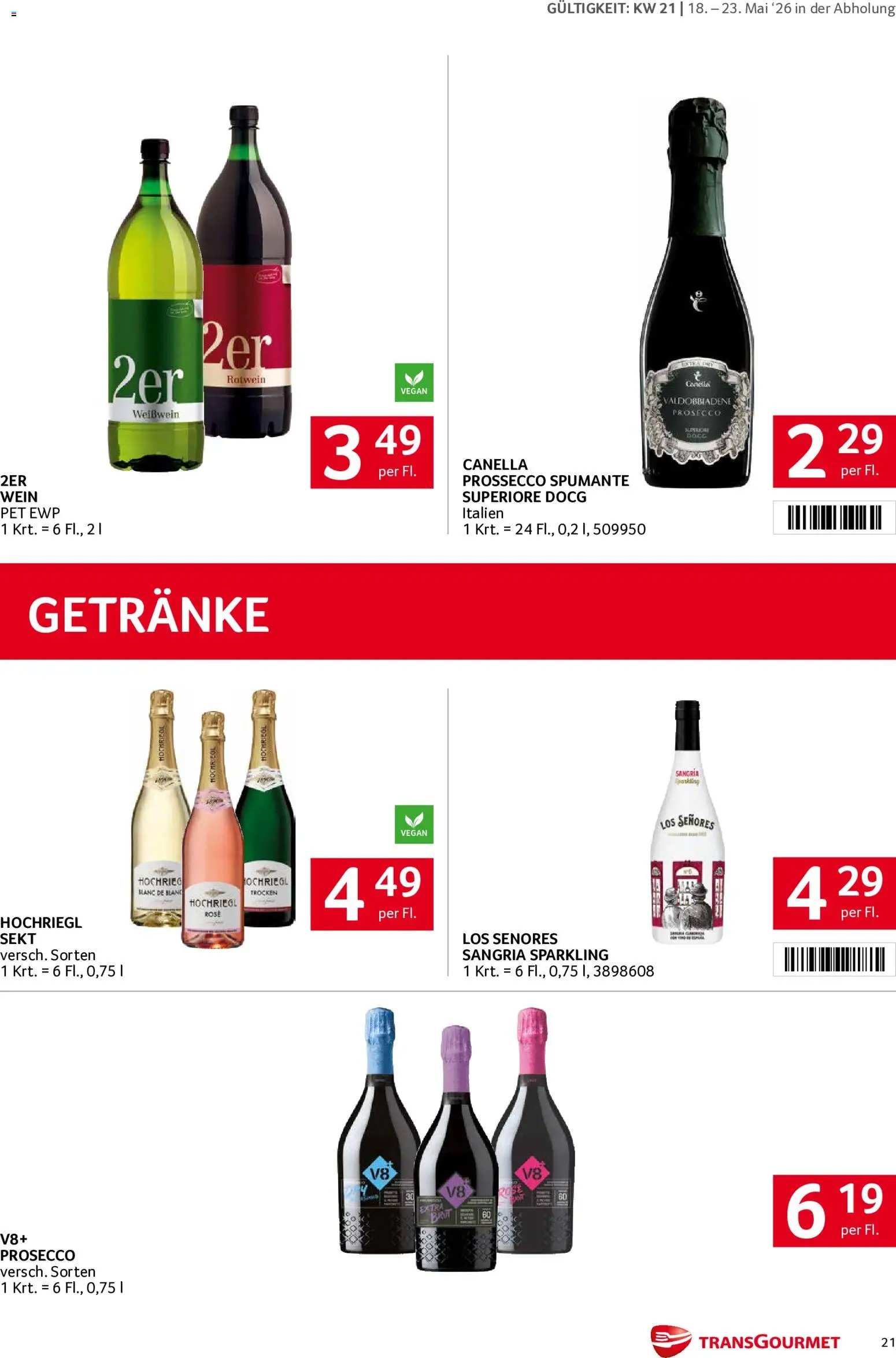 Transgourmet Flugblatt