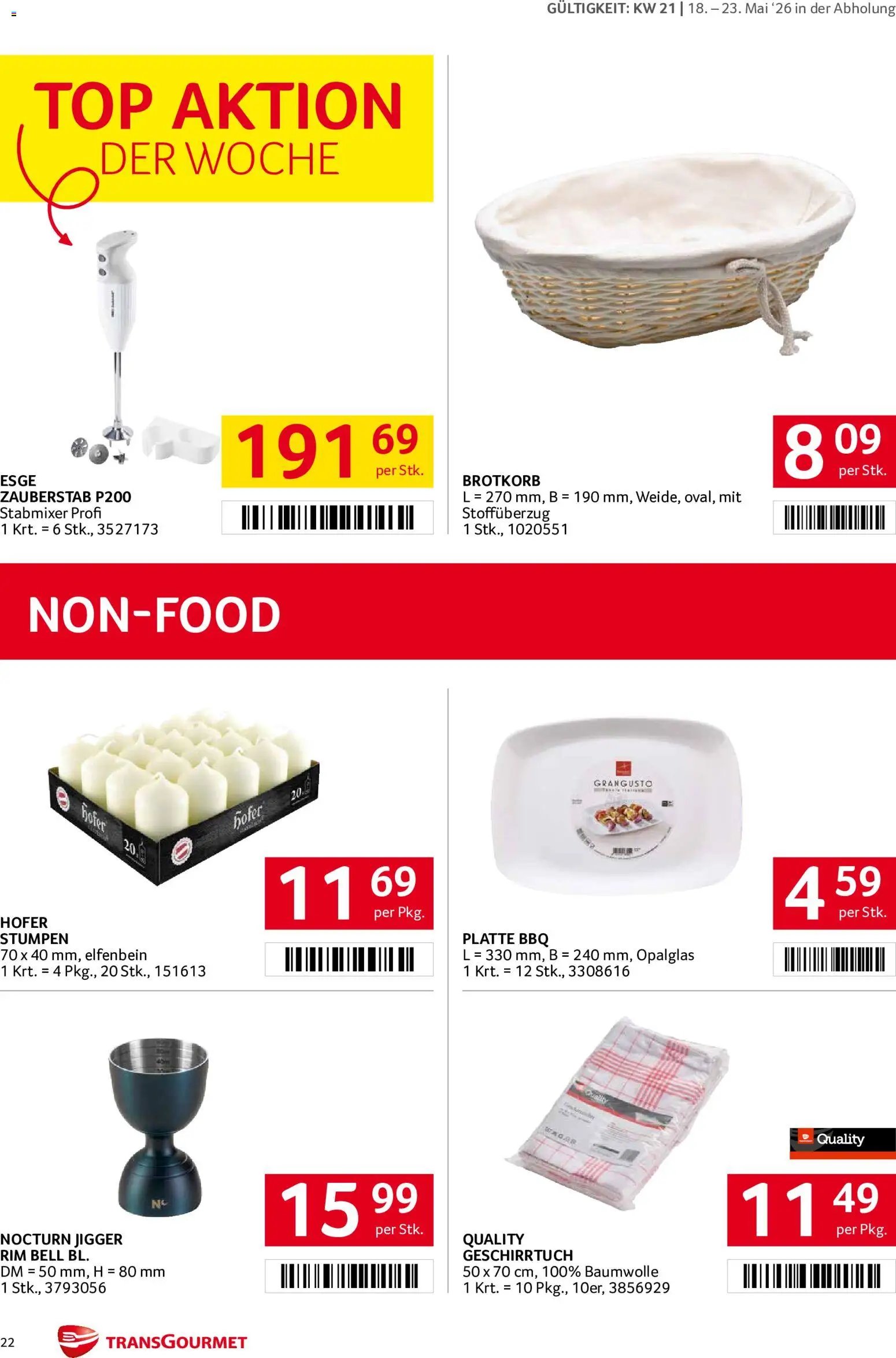 Transgourmet Flugblatt