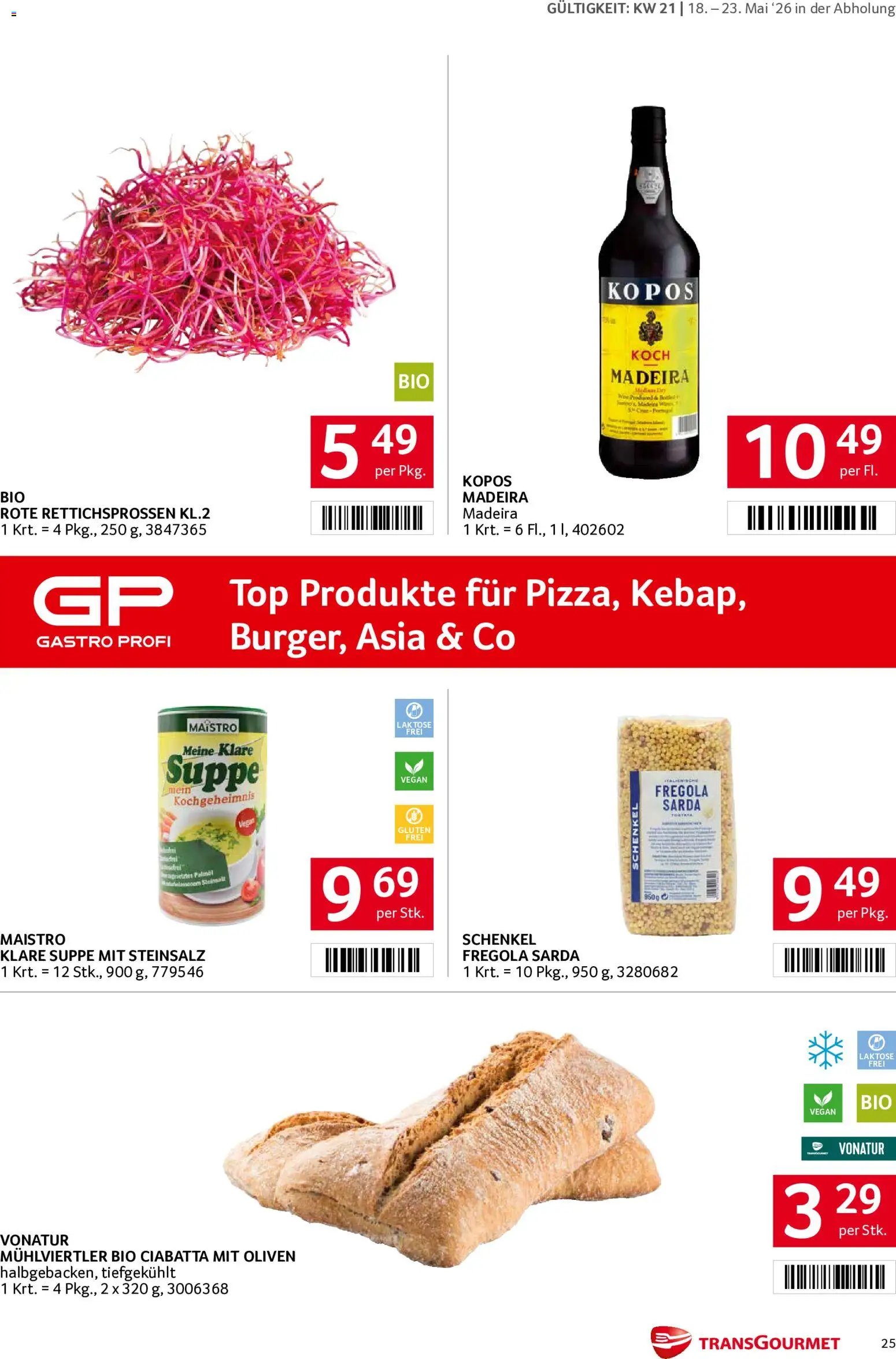 Transgourmet Flugblatt