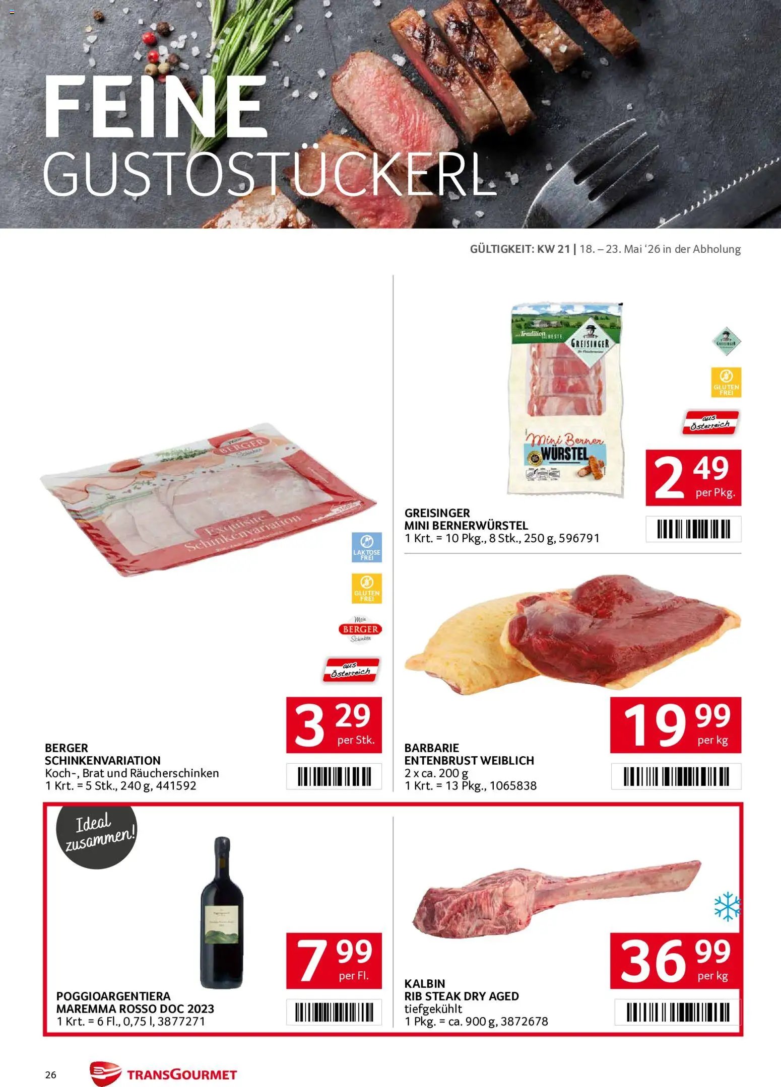 Transgourmet Flugblatt