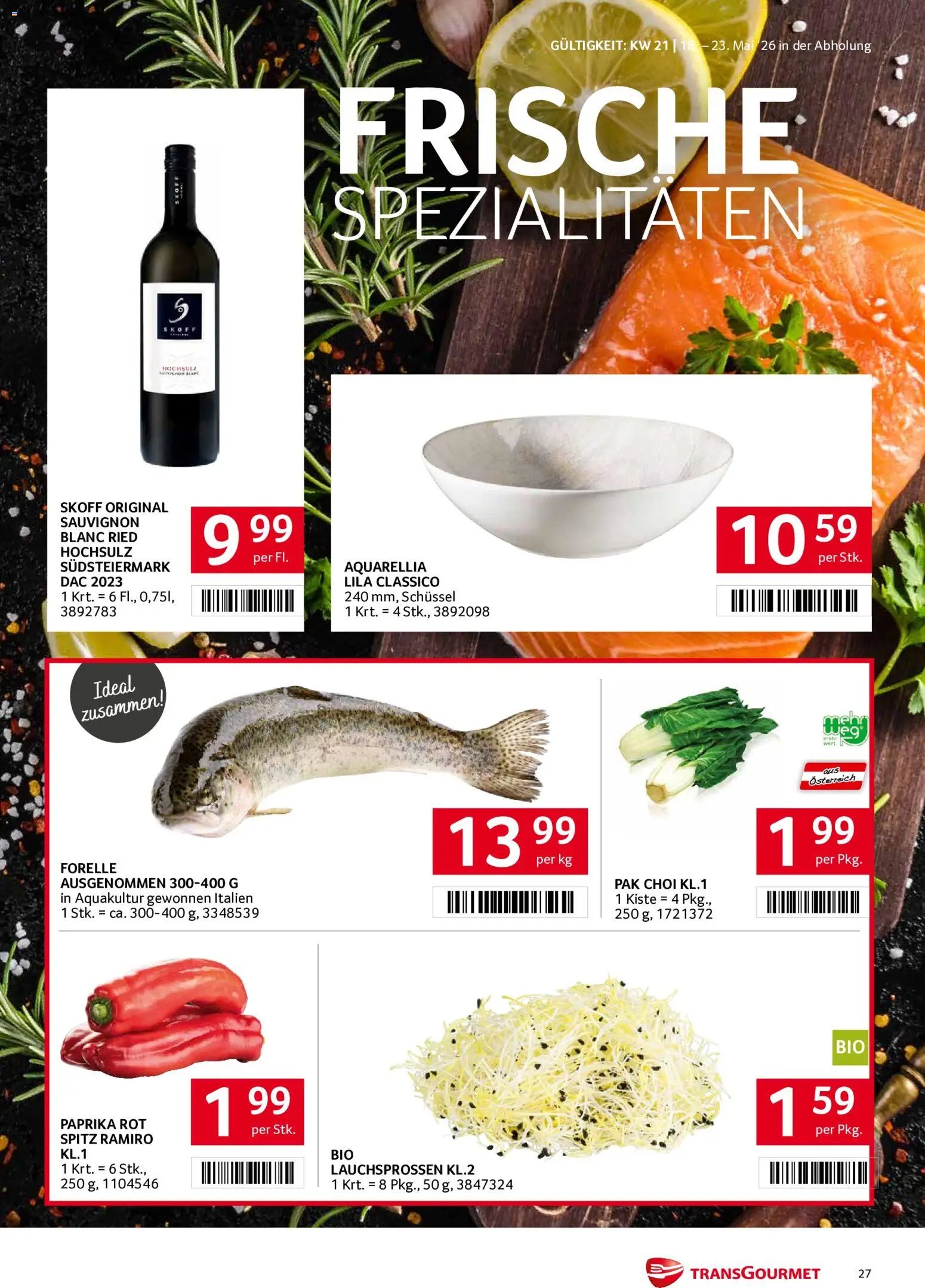 Transgourmet Flugblatt