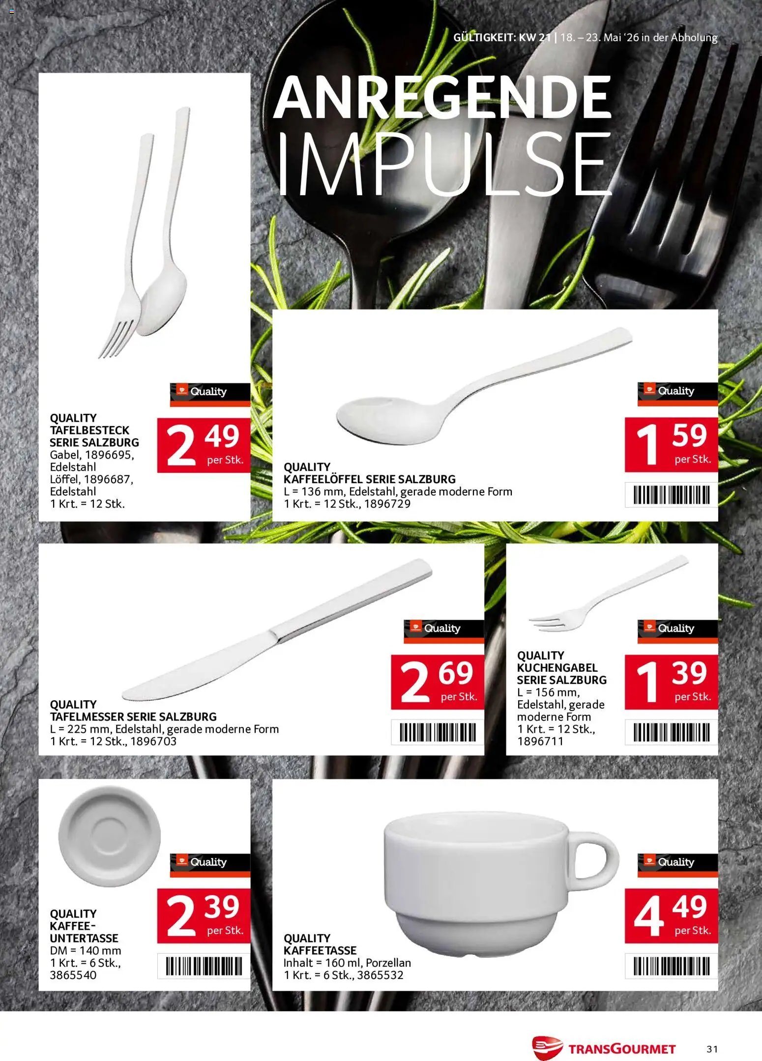 Transgourmet Flugblatt