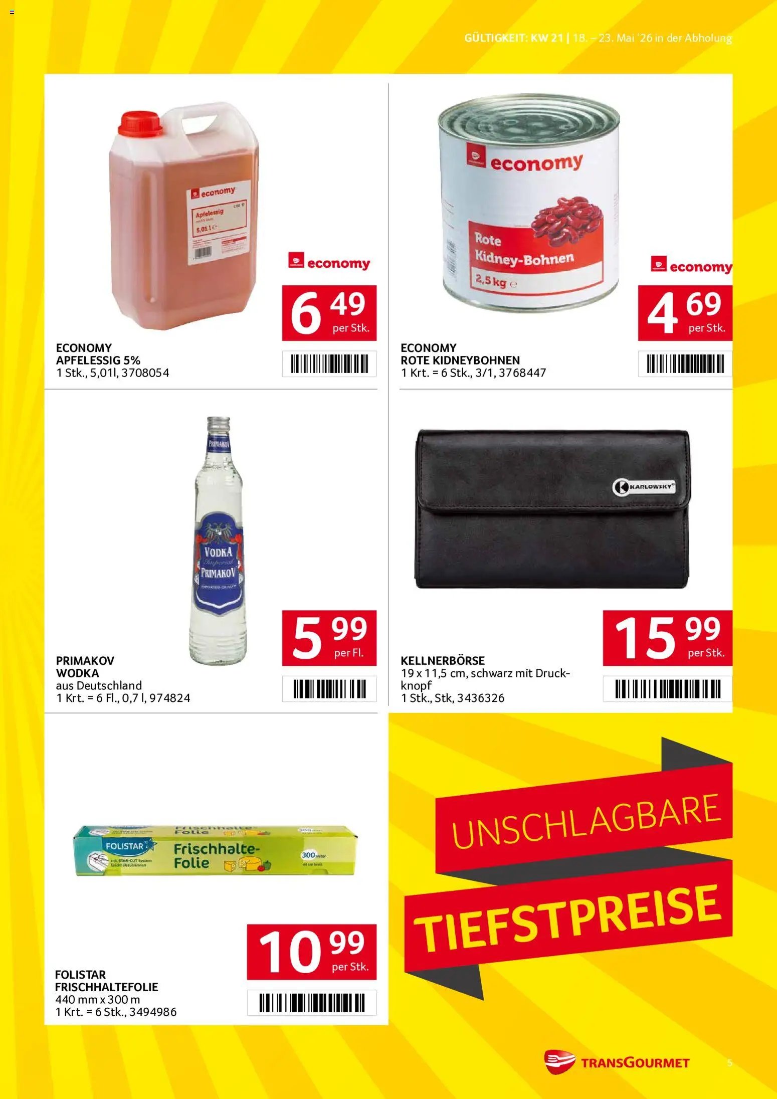 Transgourmet Flugblatt