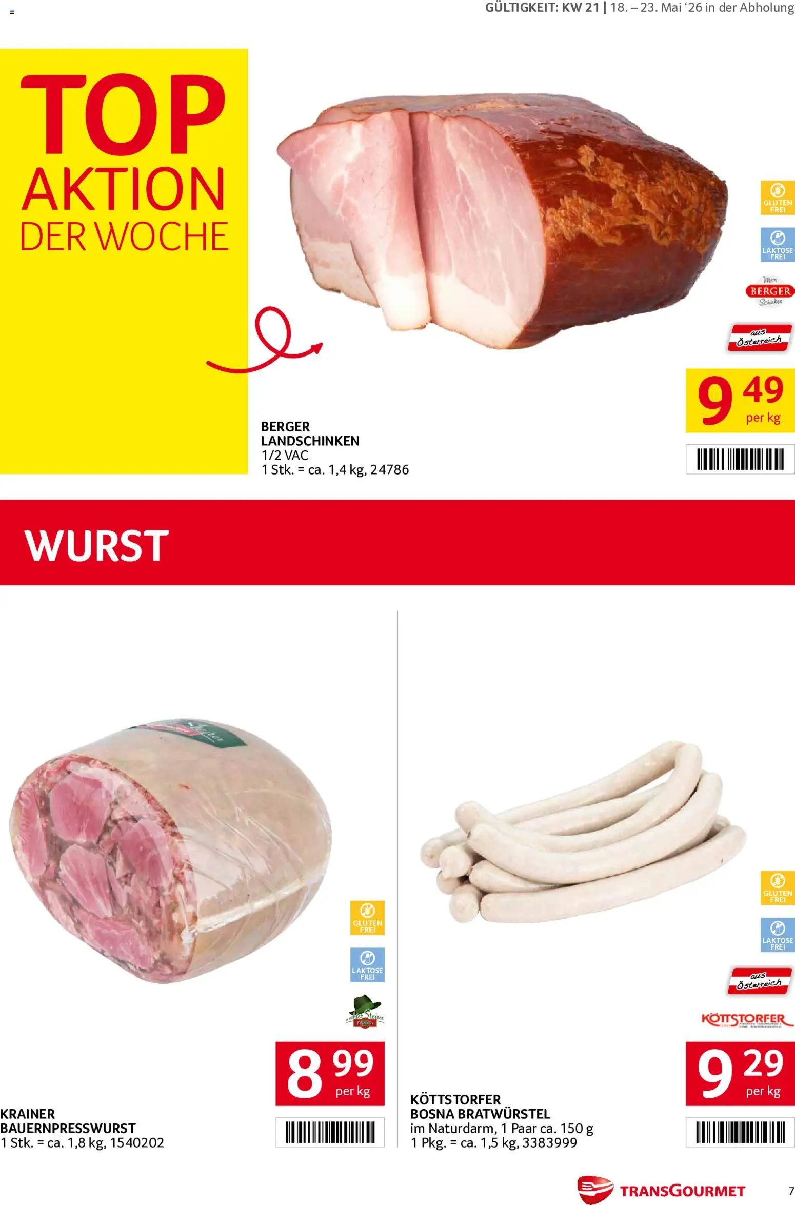Transgourmet Flugblatt