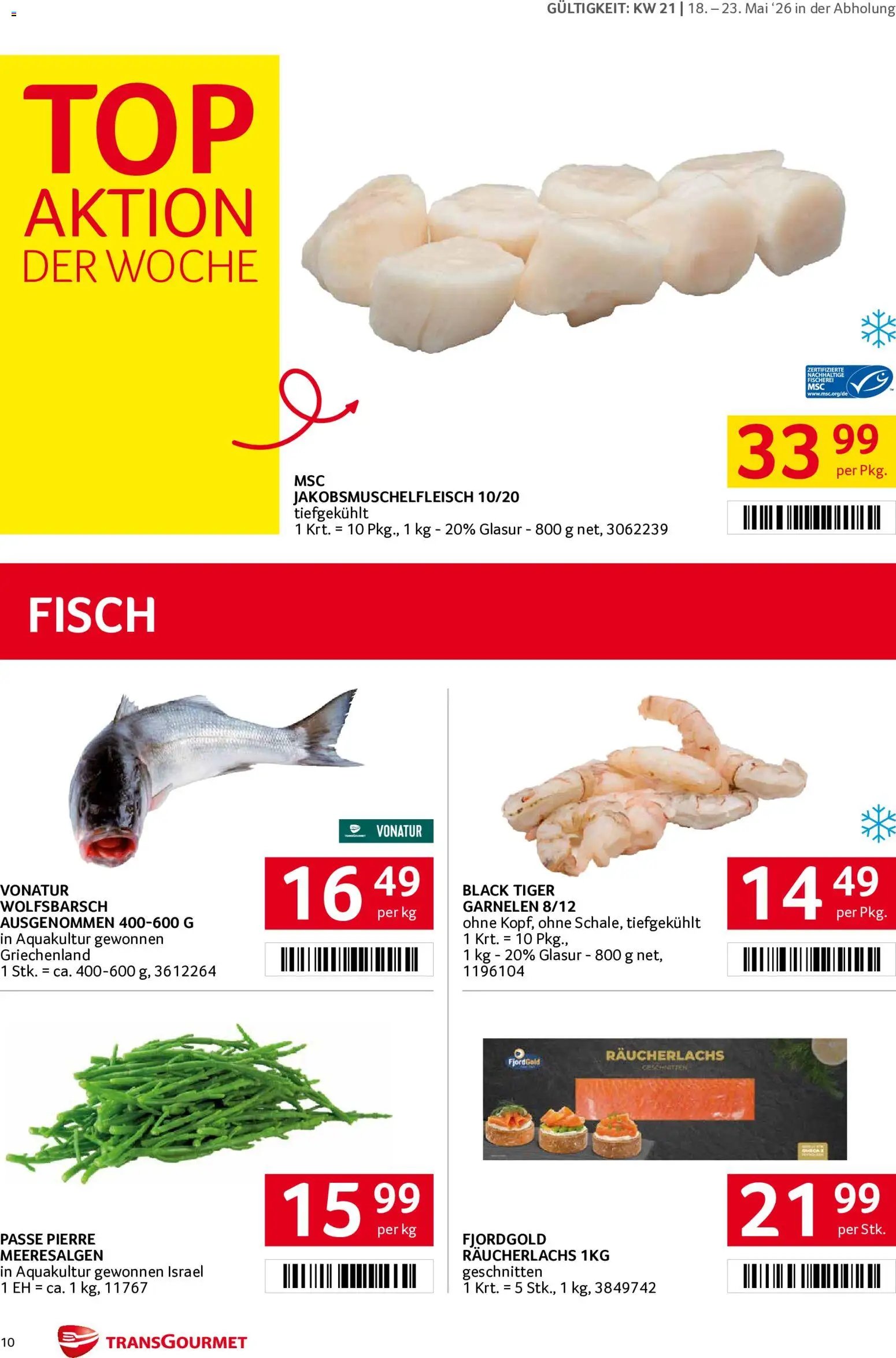 Transgourmet Flugblatt