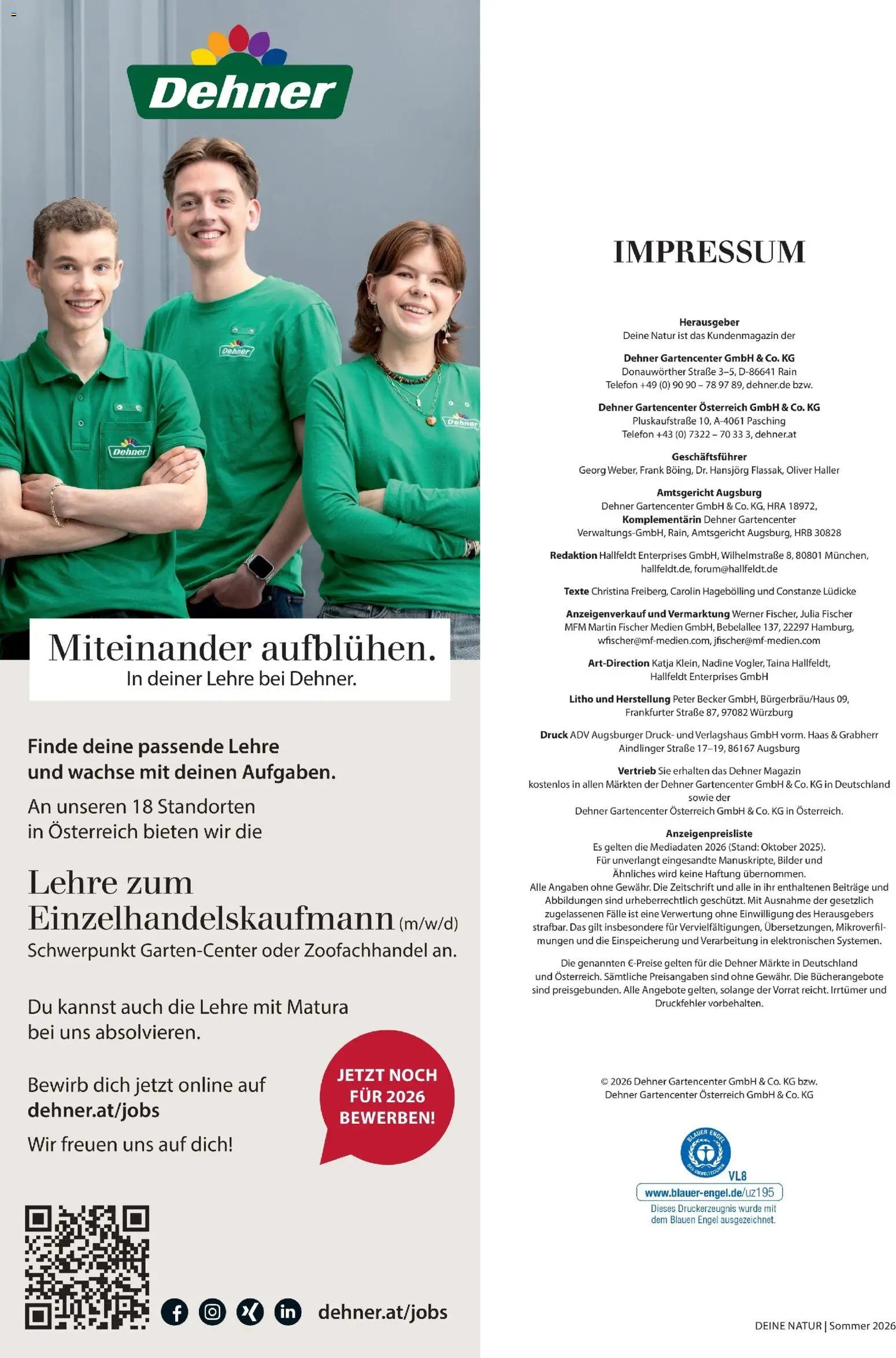 Dehner Flugblatt