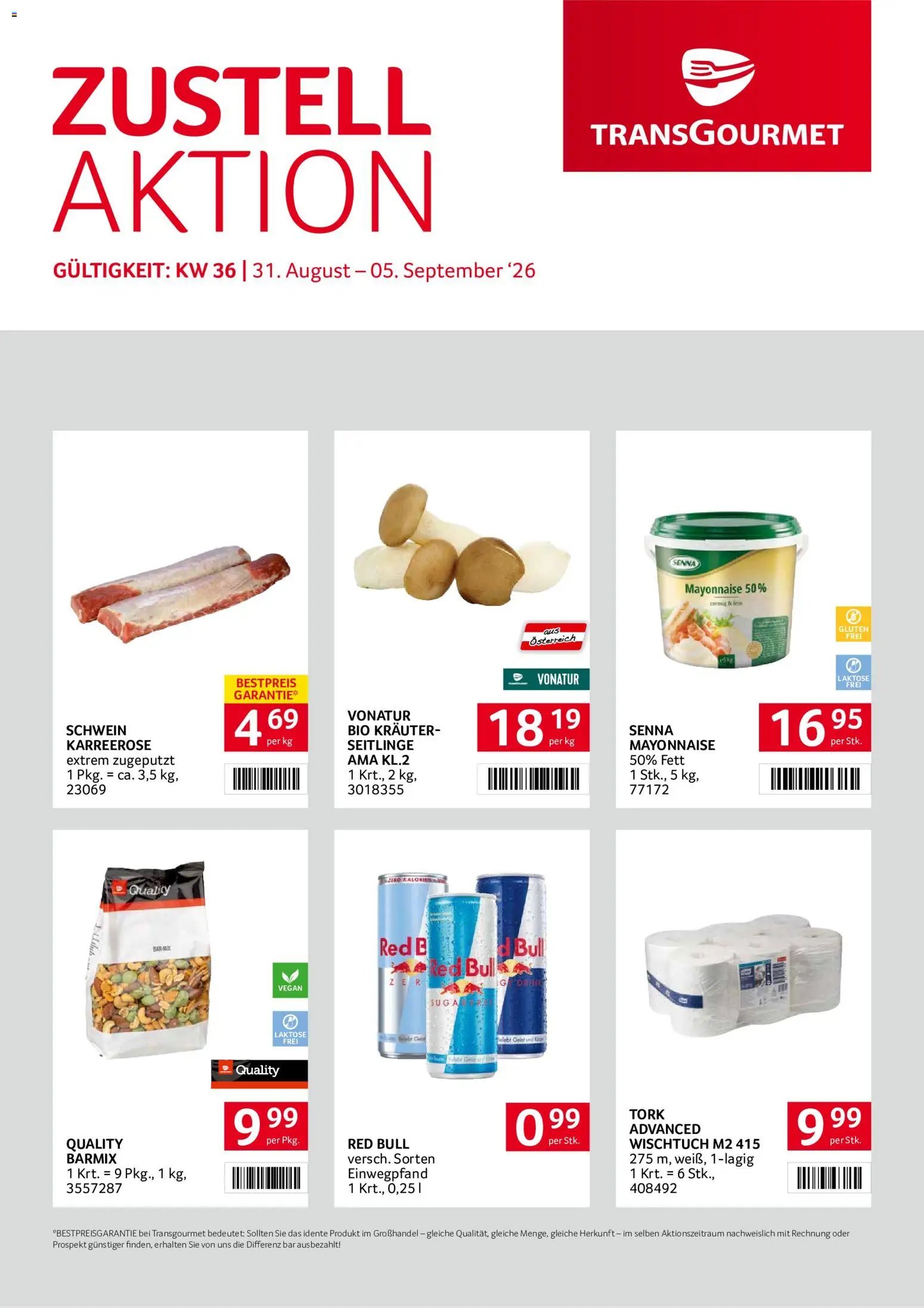Transgourmet Zustellaktion