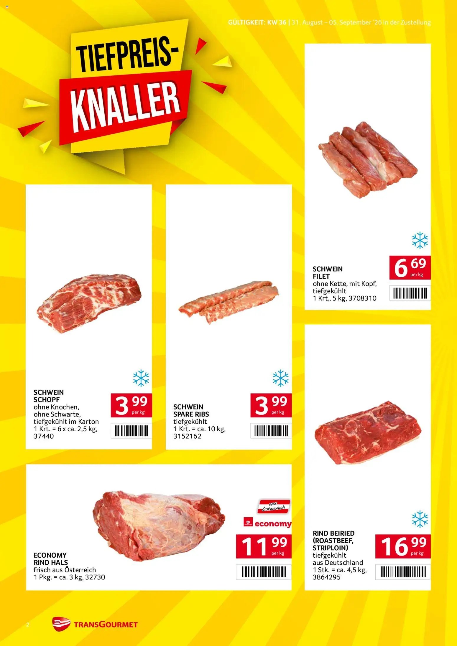 Transgourmet Zustellaktion
