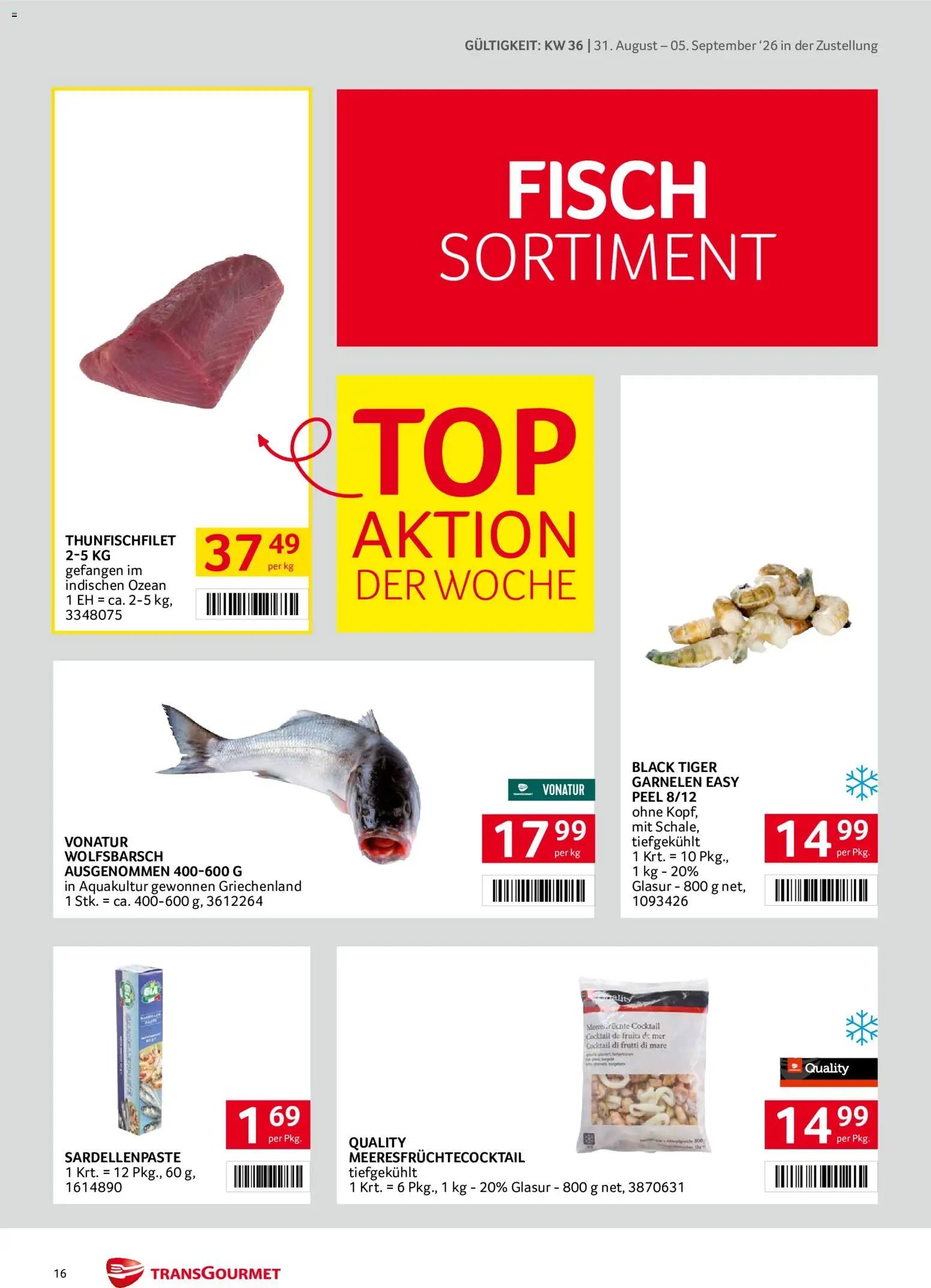 Transgourmet Zustellaktion
