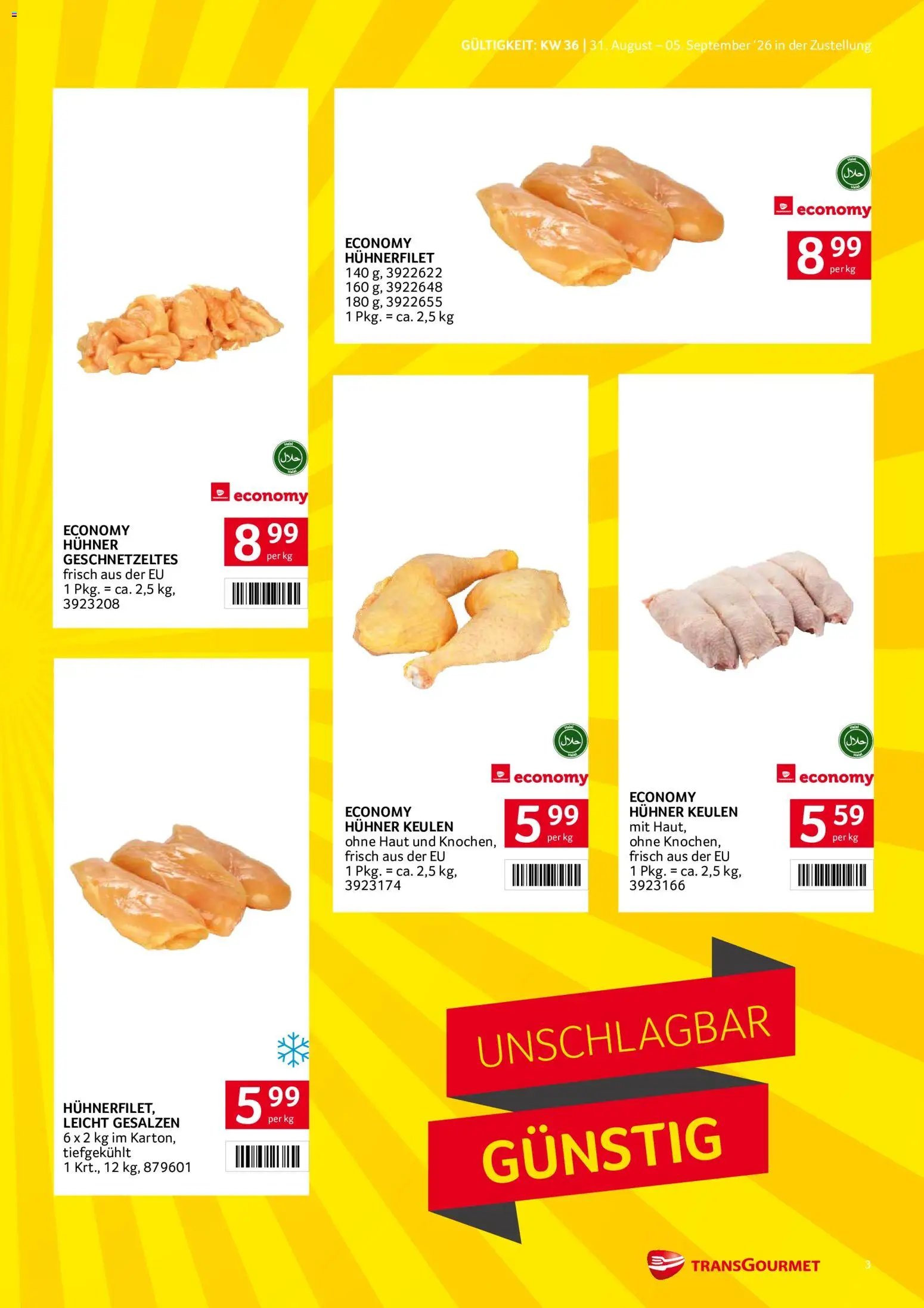Transgourmet Zustellaktion