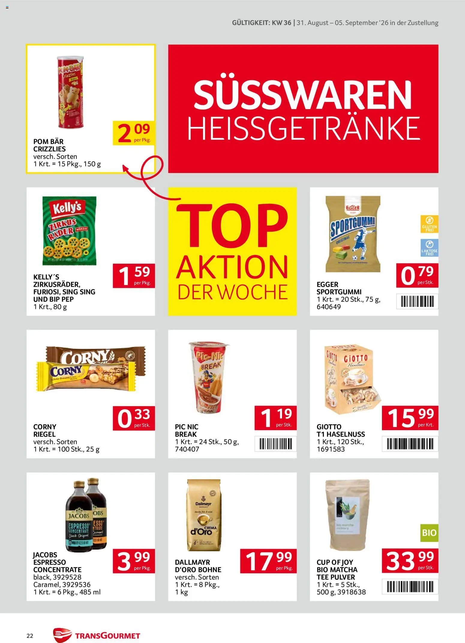 Transgourmet Zustellaktion