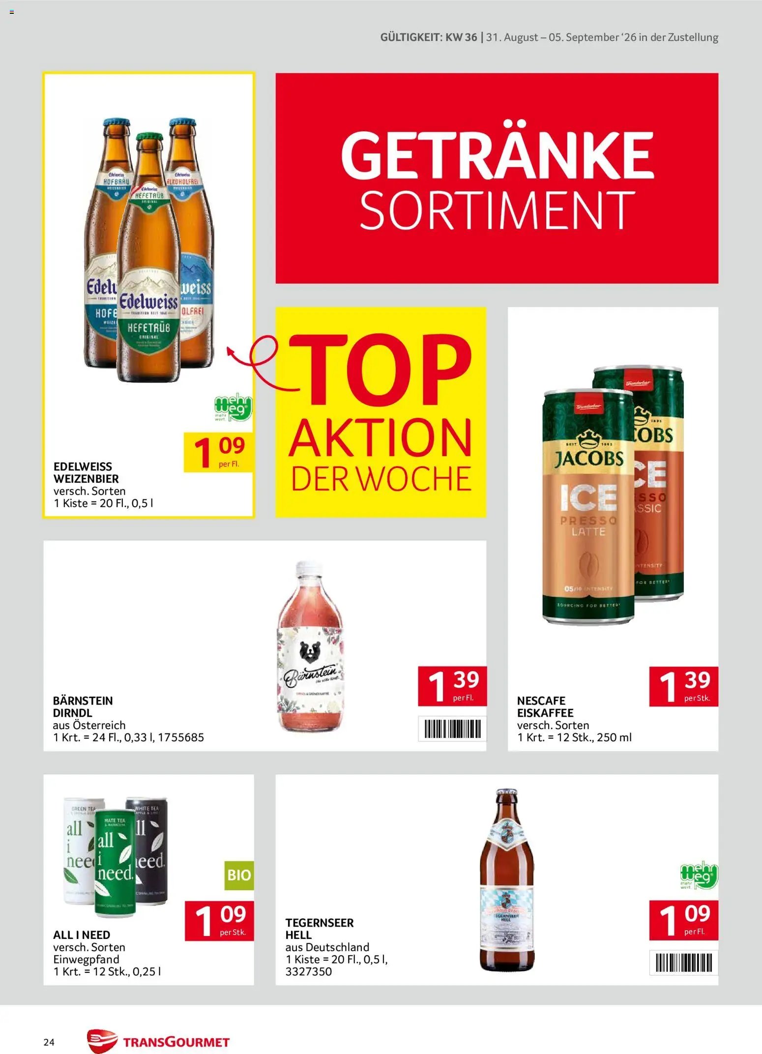 Transgourmet Zustellaktion