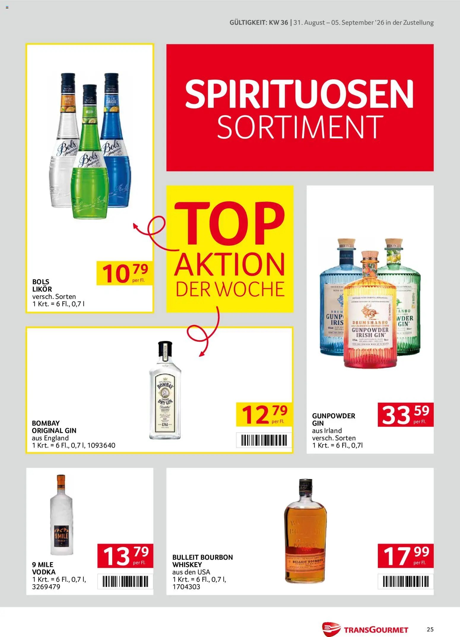 Transgourmet Zustellaktion