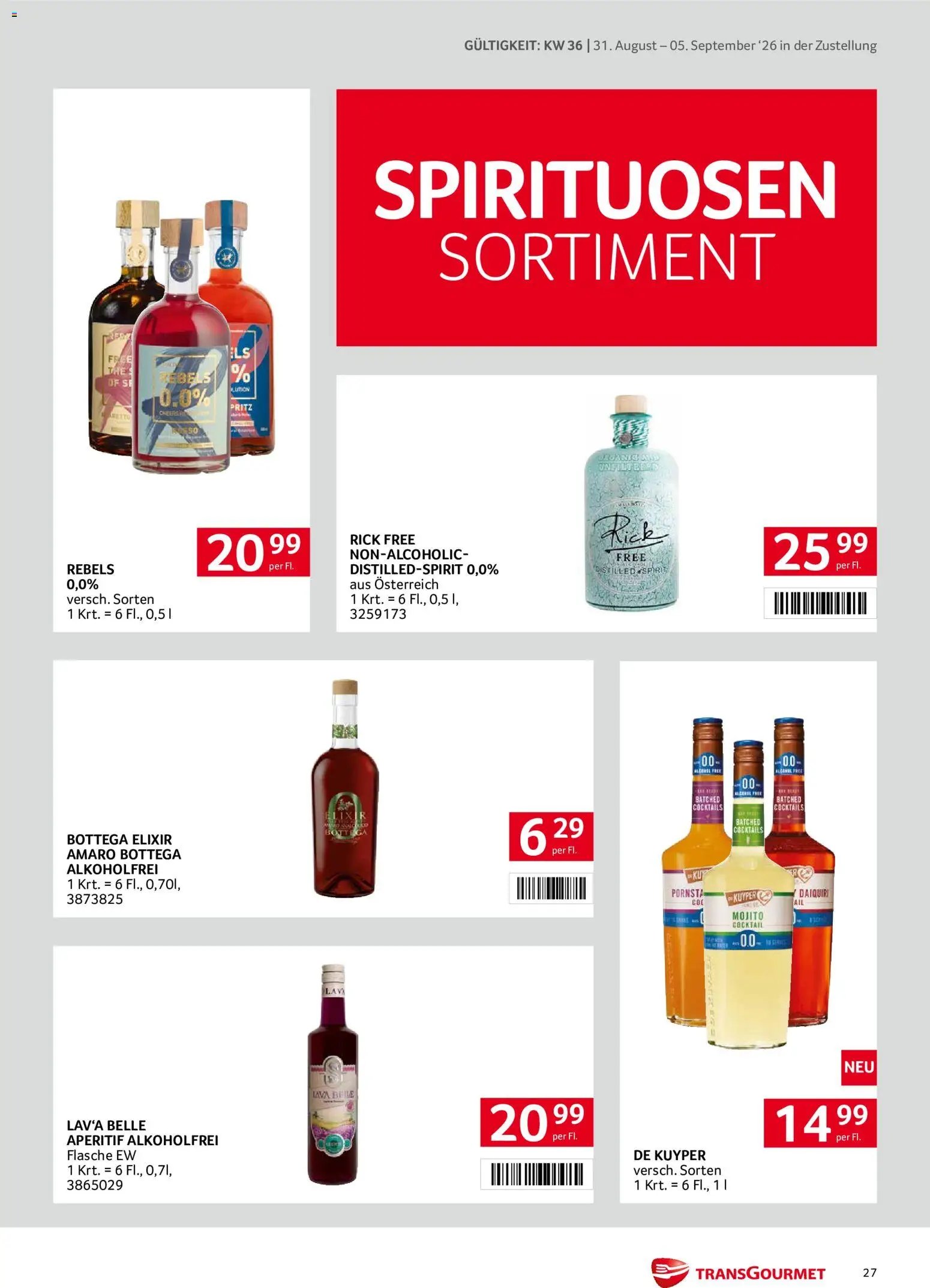 Transgourmet Zustellaktion