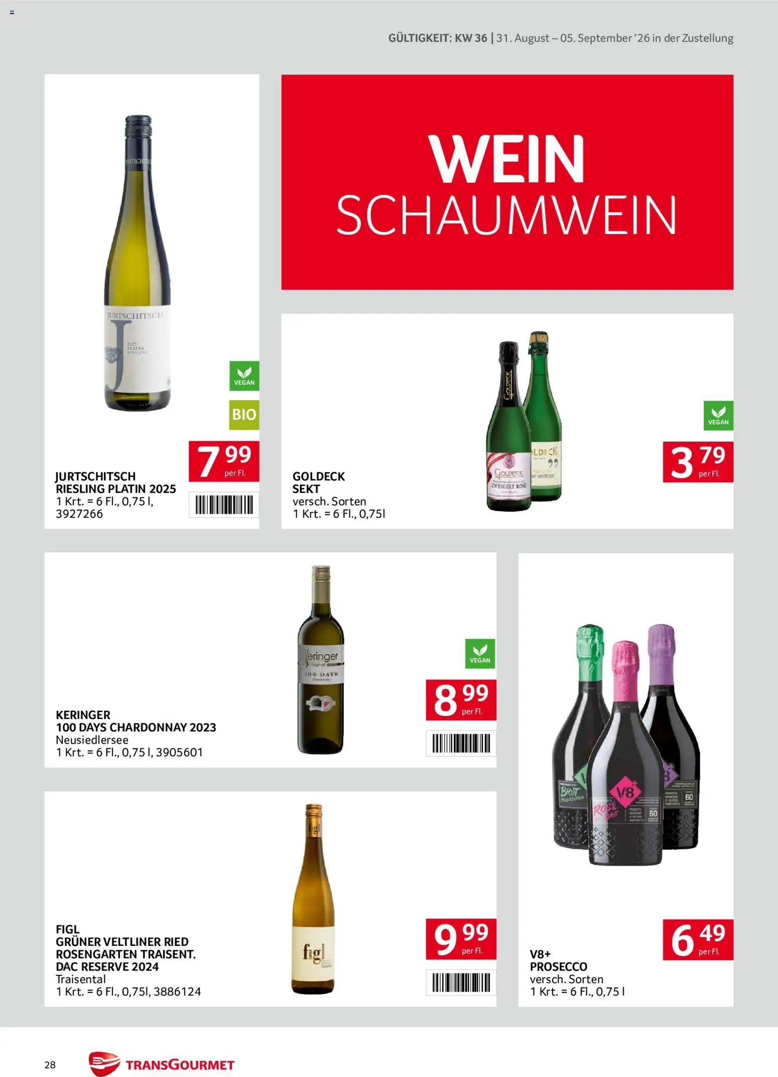 Transgourmet Zustellaktion