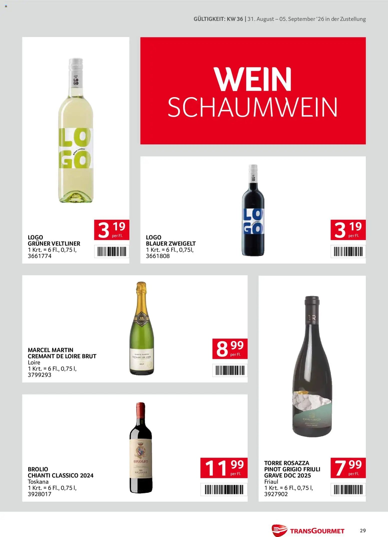 Transgourmet Zustellaktion