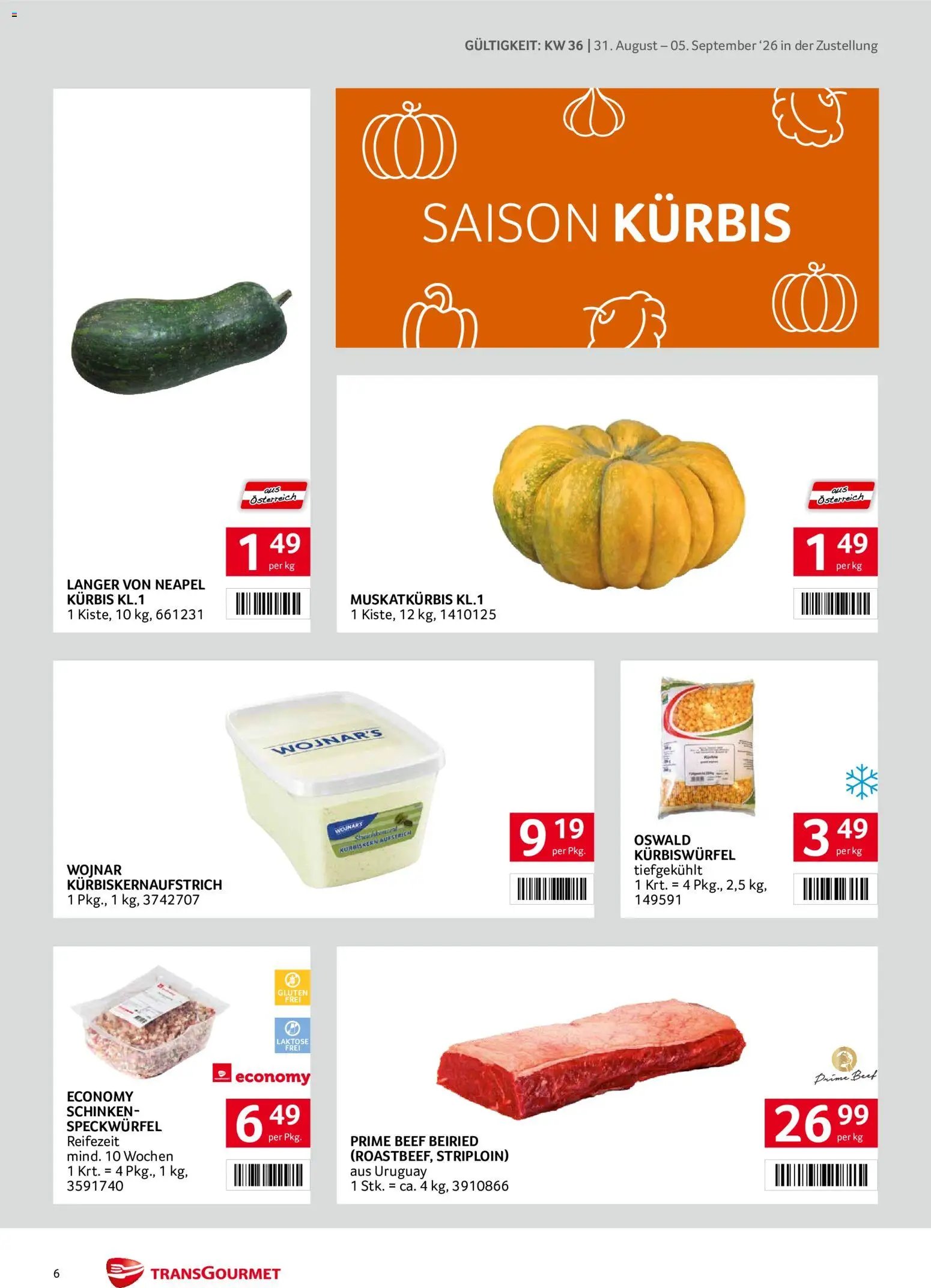 Transgourmet Zustellaktion