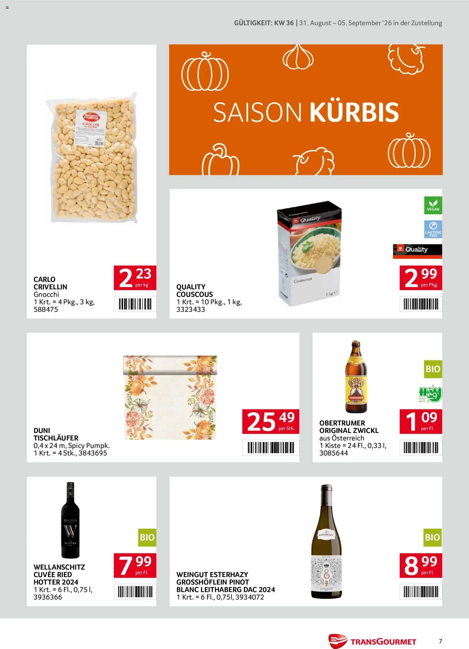 Transgourmet Zustellaktion