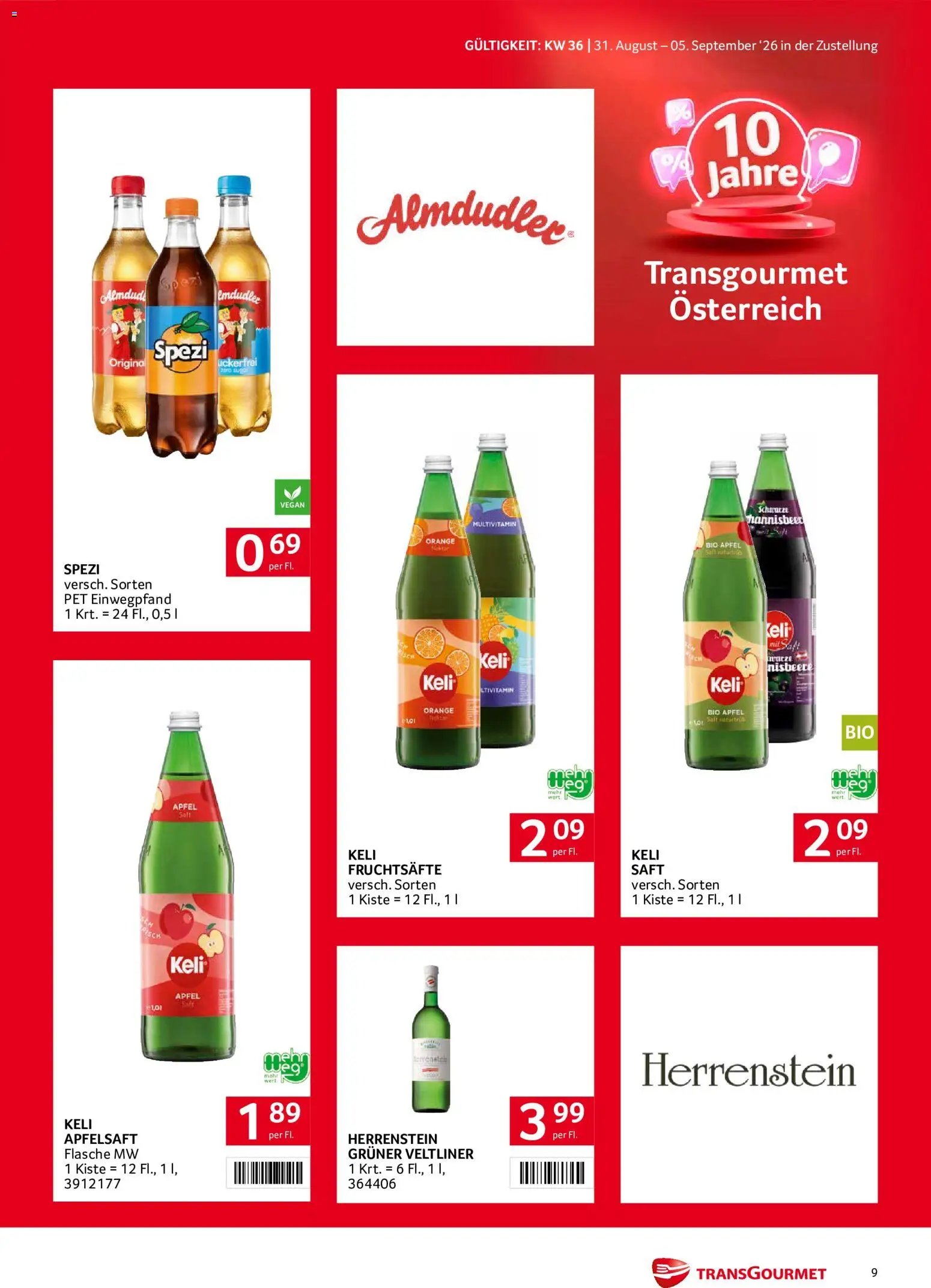 Transgourmet Zustellaktion
