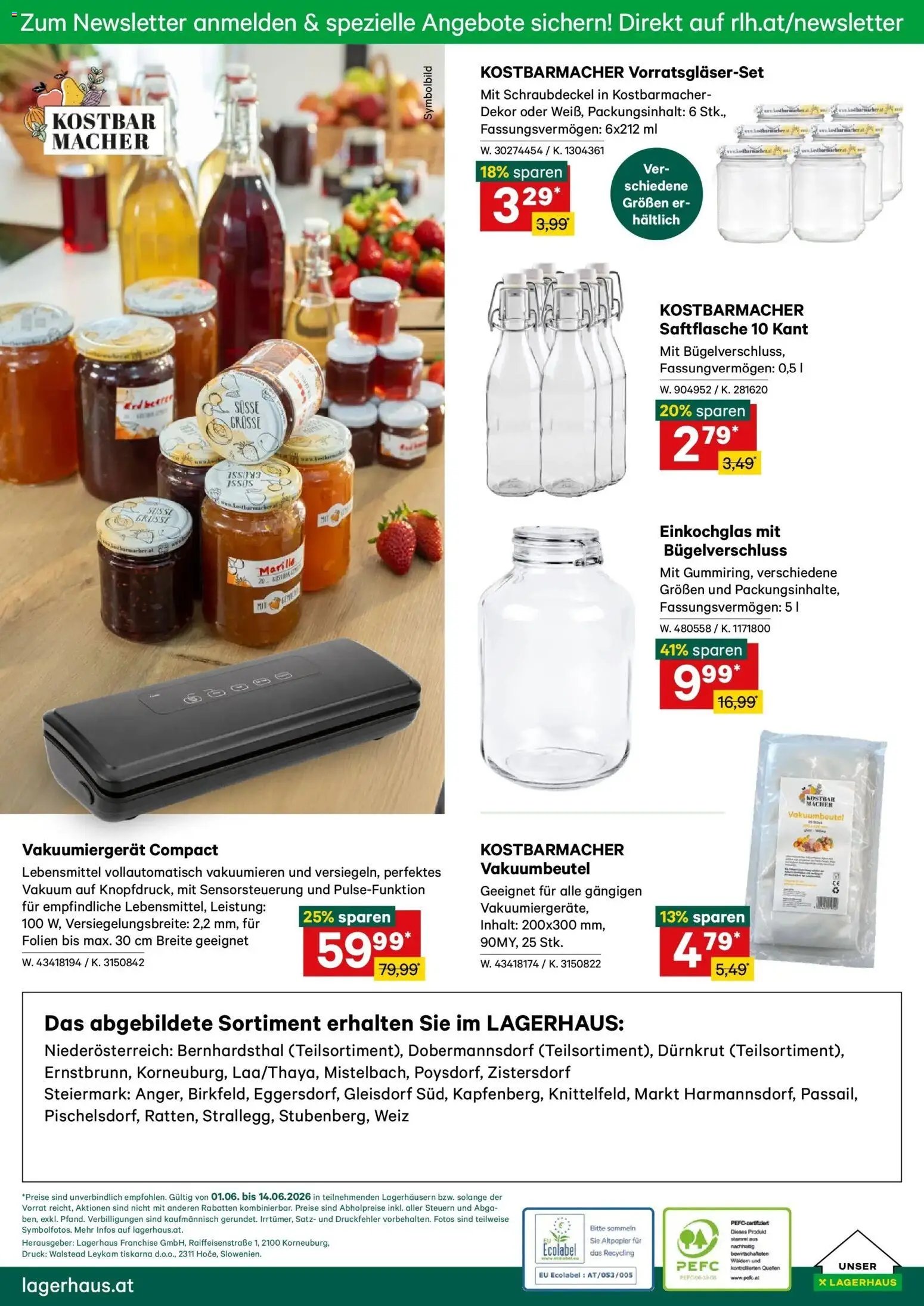 Lagerhaus - Wochen Angebote