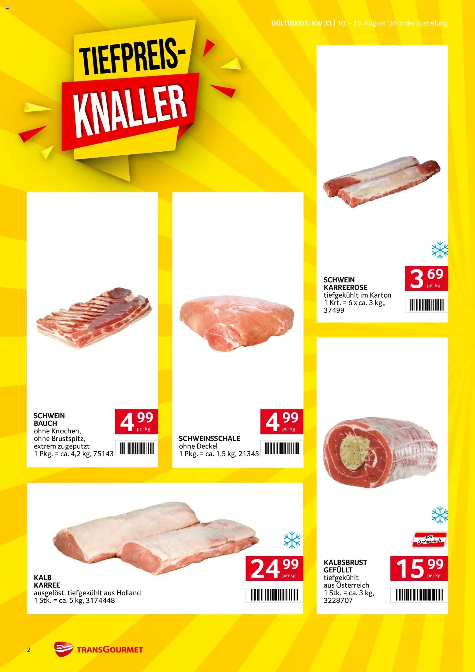 Transgourmet Zustellaktion
