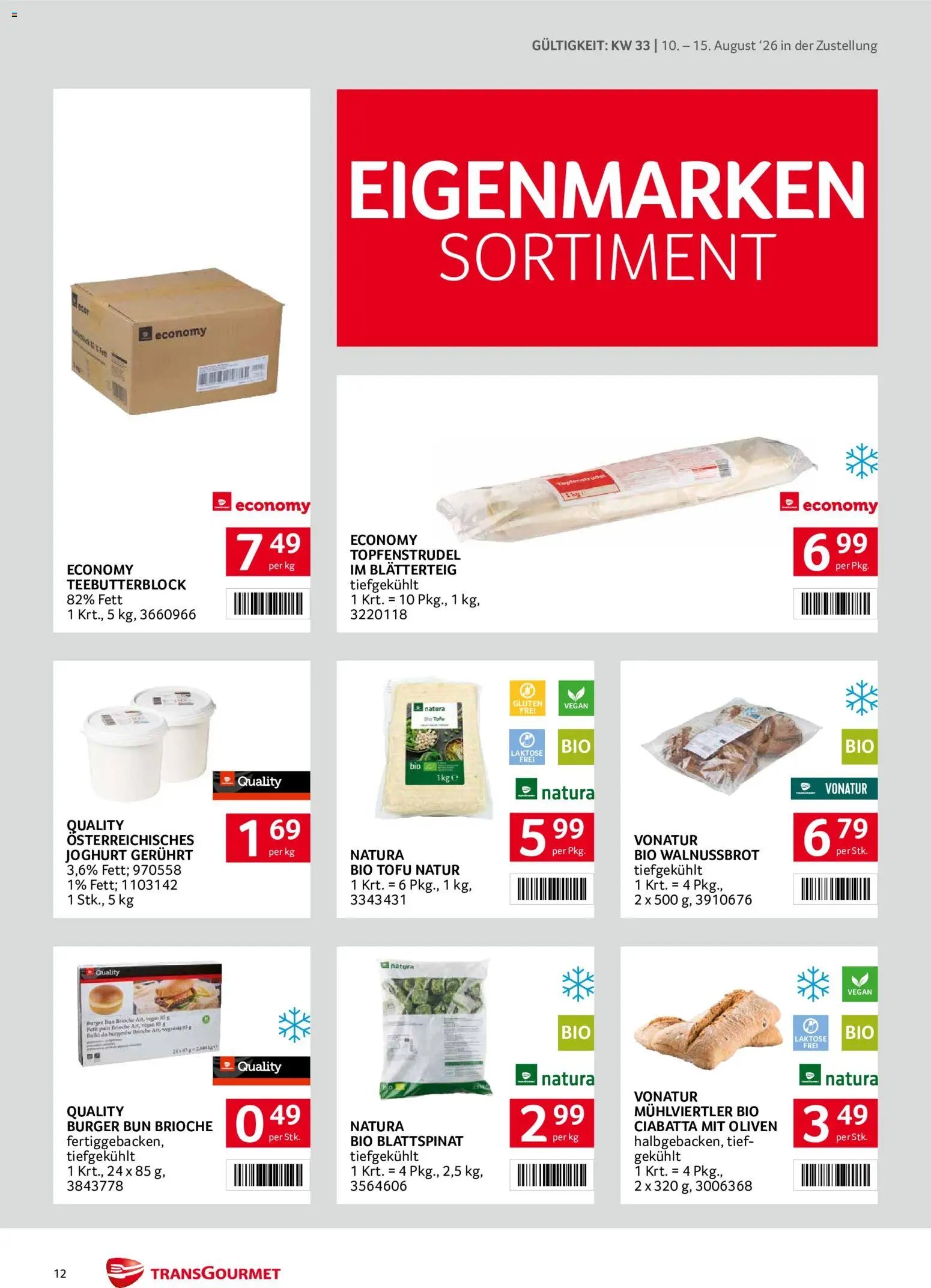 Transgourmet Zustellaktion