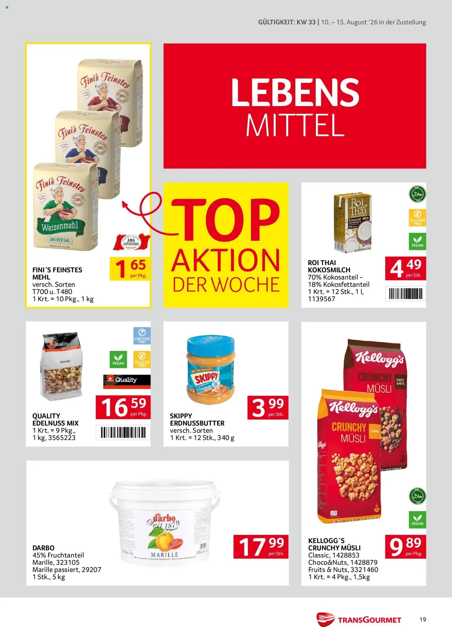 Transgourmet Zustellaktion