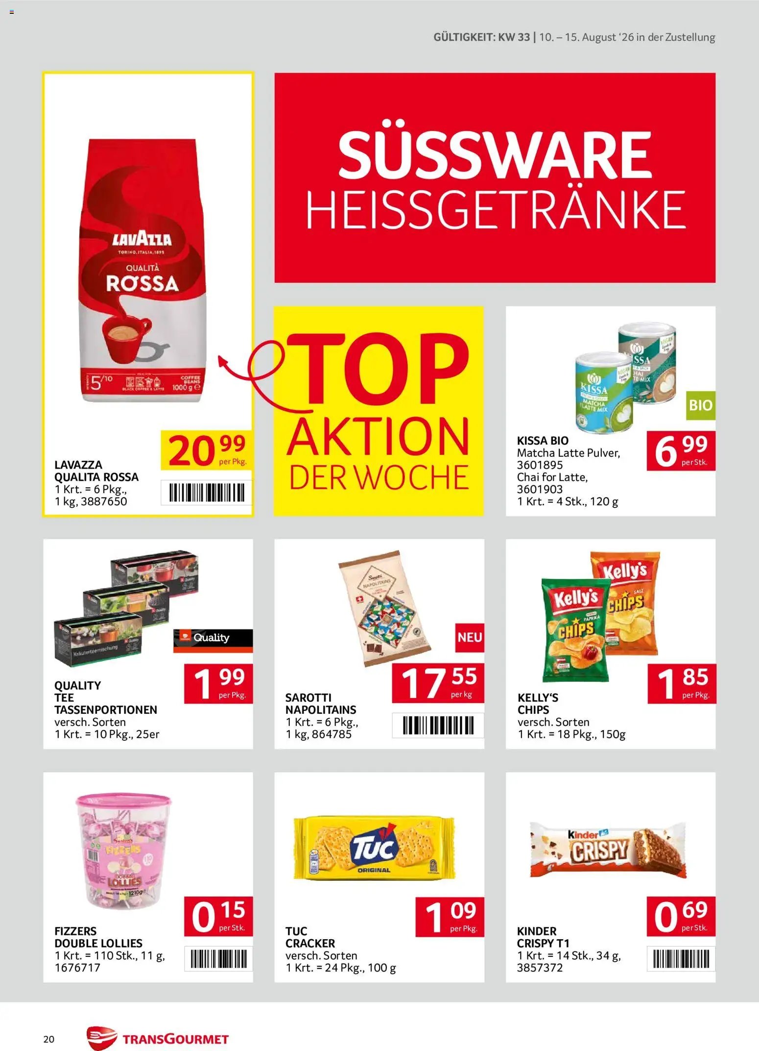 Transgourmet Zustellaktion
